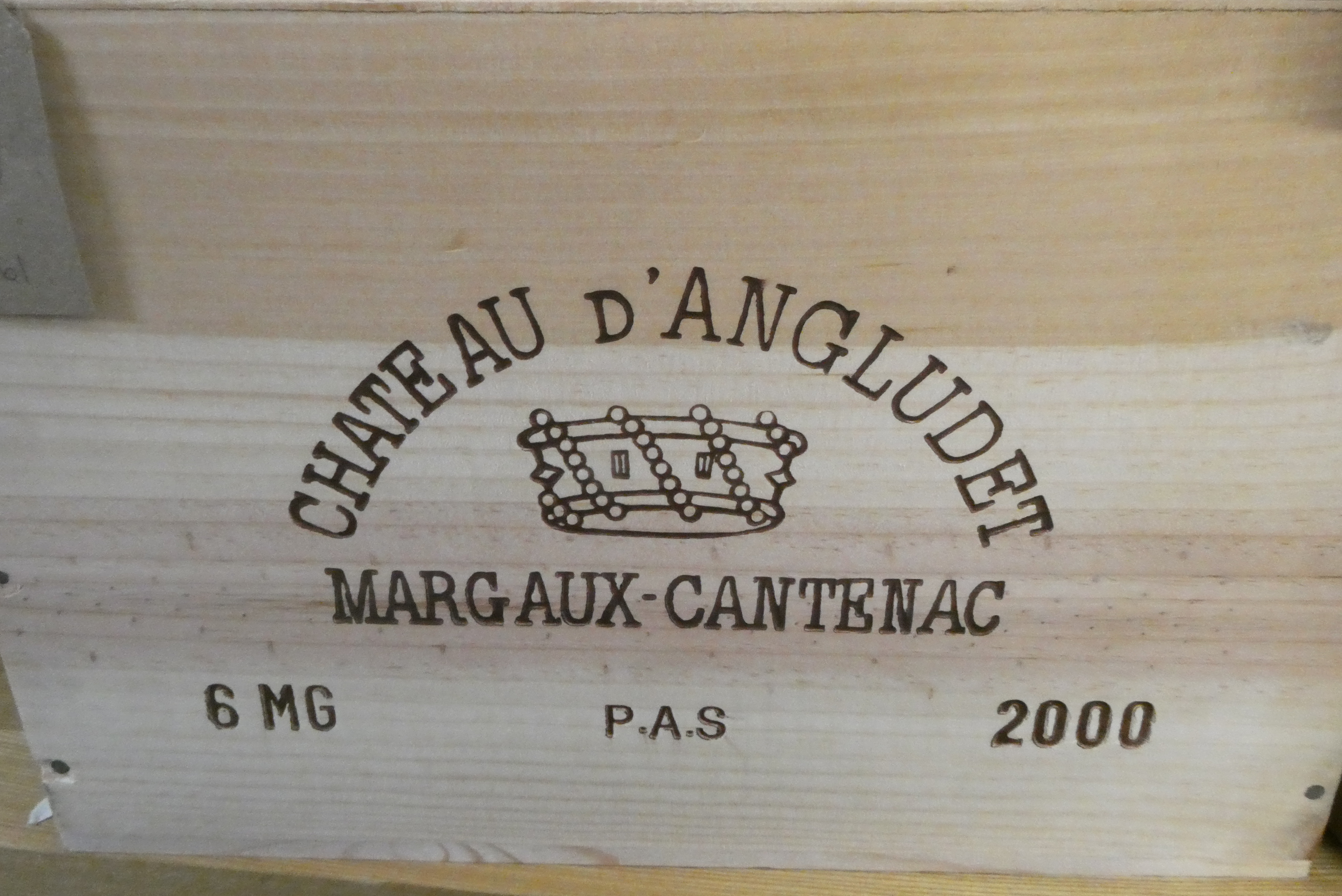 Six bottles Chateau D'Angludet, 2000, margaux-cantenac, OWC (Est. plus 24% premium inc. VAT) Image