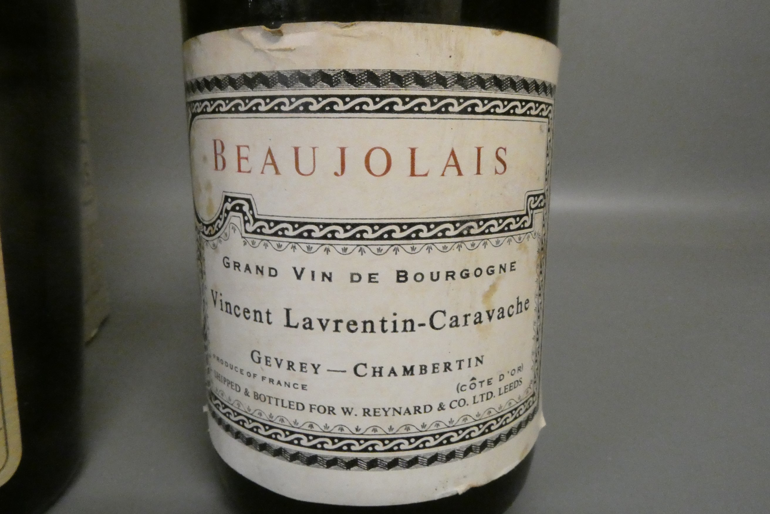 One bottle Camus La Grande Marque cognac, 1970s, boxed, together with a 1966 Beaujolais, Image