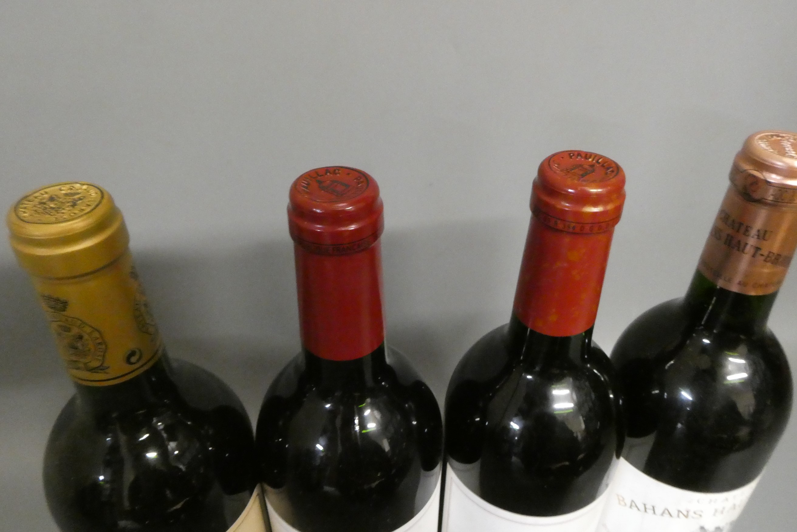 Four bottles of Bordeaux Image