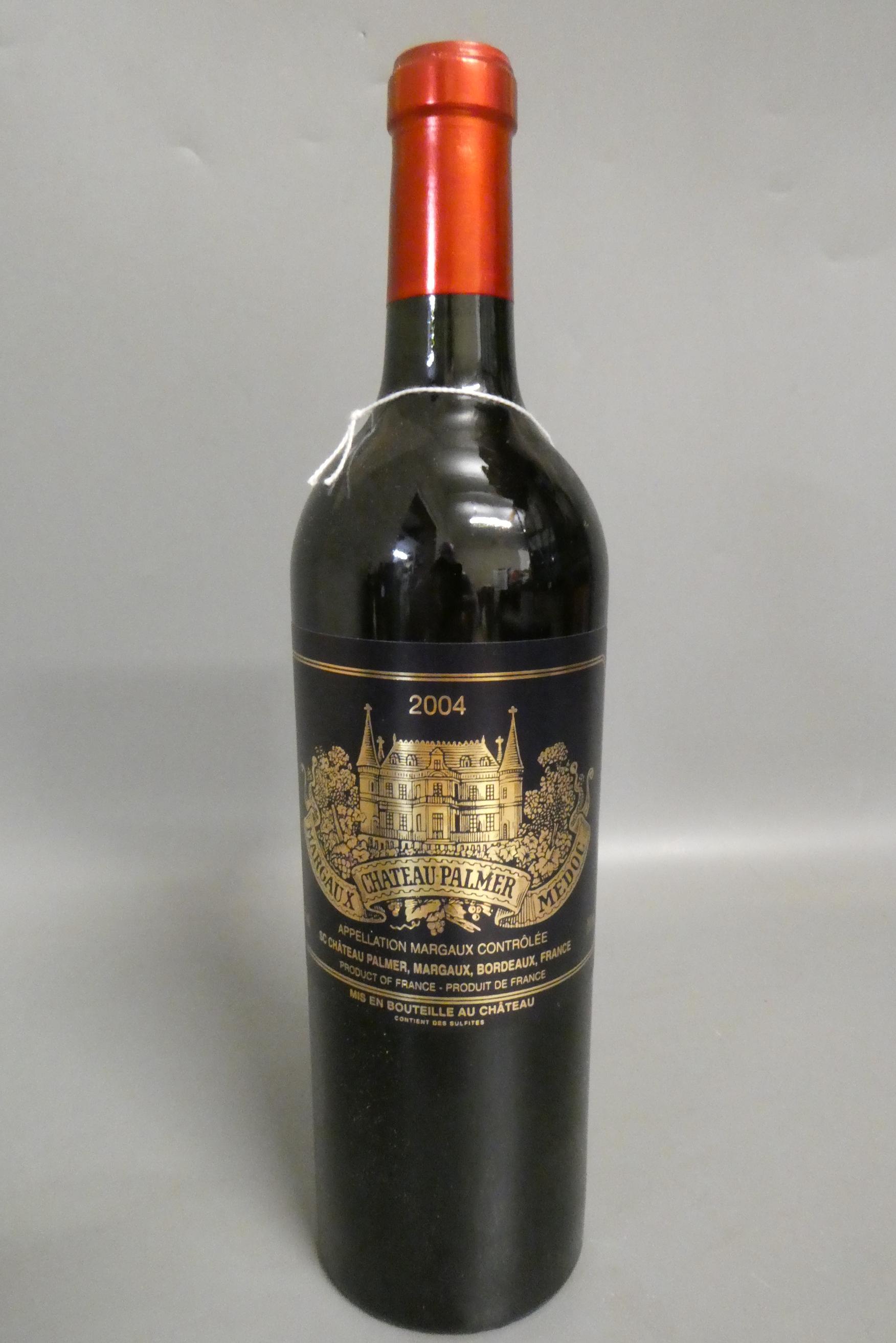 One bottle Chateau Palmer, 2004, margaux, medoc (Est. plus 24% premium inc. VAT) Image