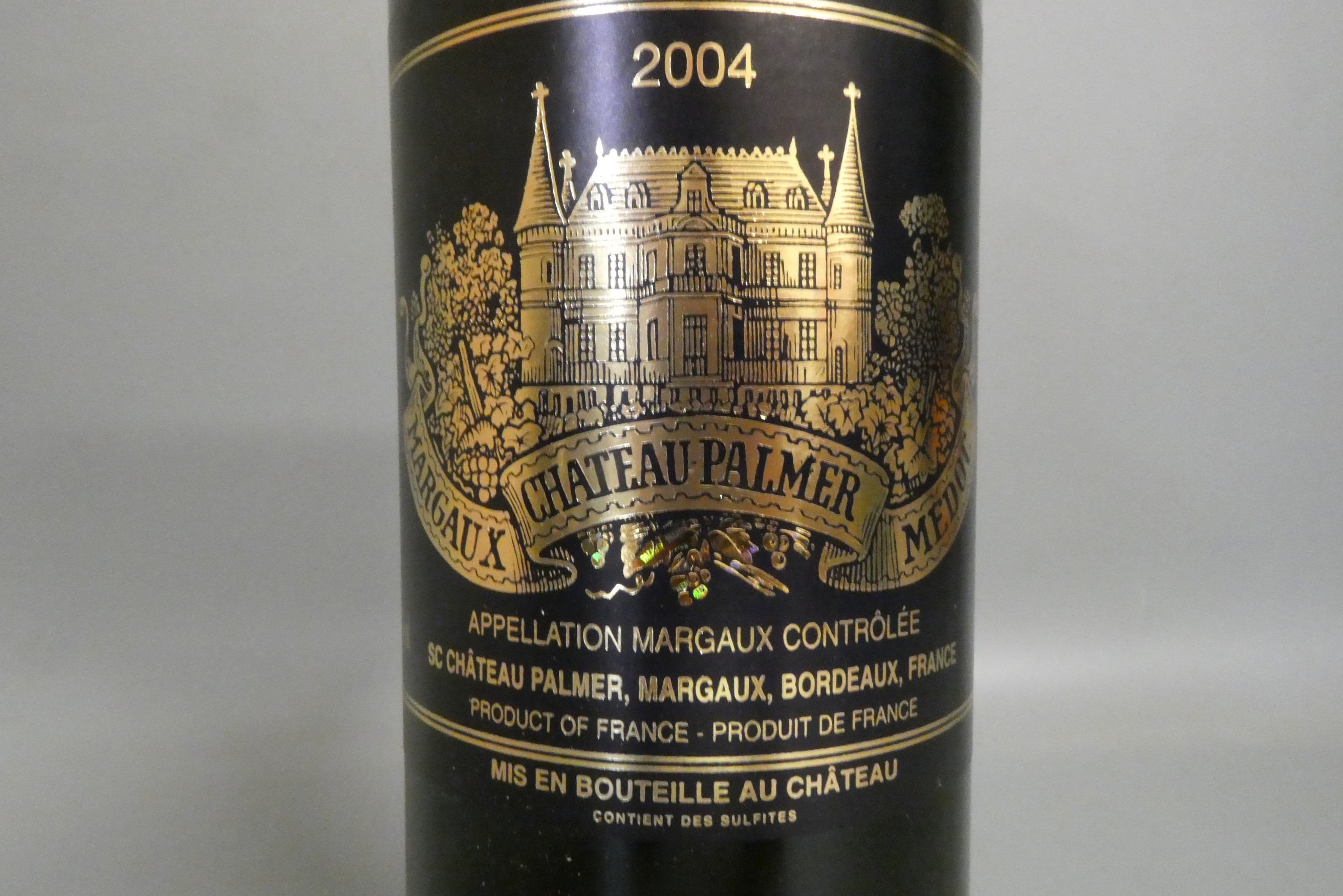 One bottle Chateau Palmer, 2004, margaux, medoc (Est. plus 24% premium inc. VAT) Image
