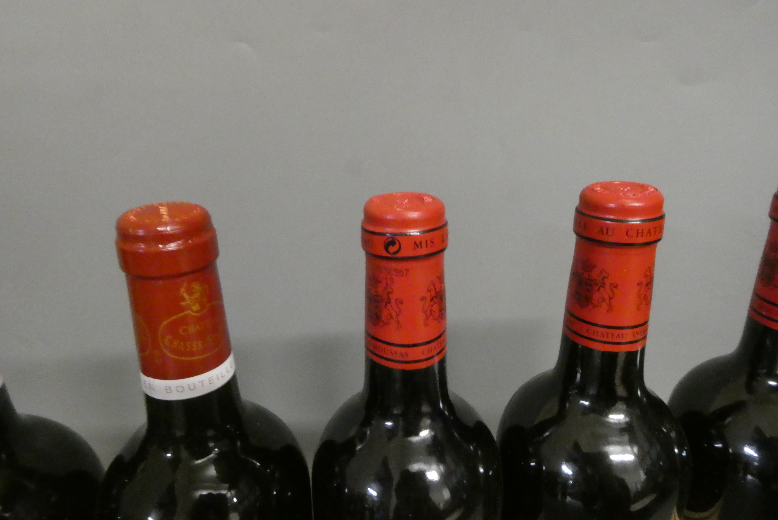 Five bottles 2005 Bordeaux, comprising three Chateau Lynch-Moussas, pauillac and two Chateau Image