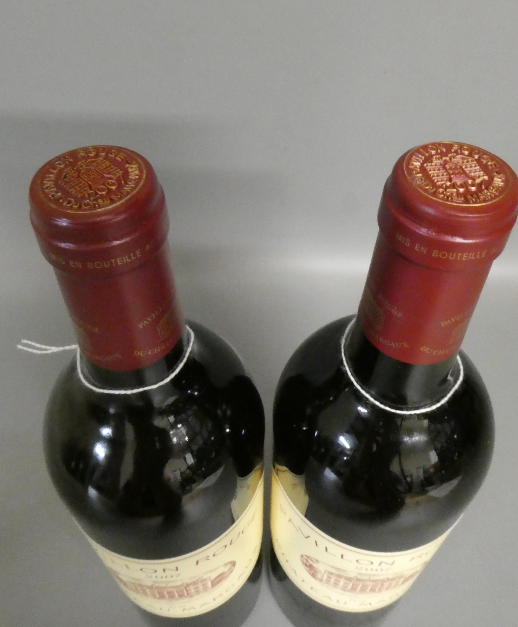 Two bottles Pavillon Rouge, 2007, du Chateau Margaux (Est. plus 24% premium inc. VAT) Image