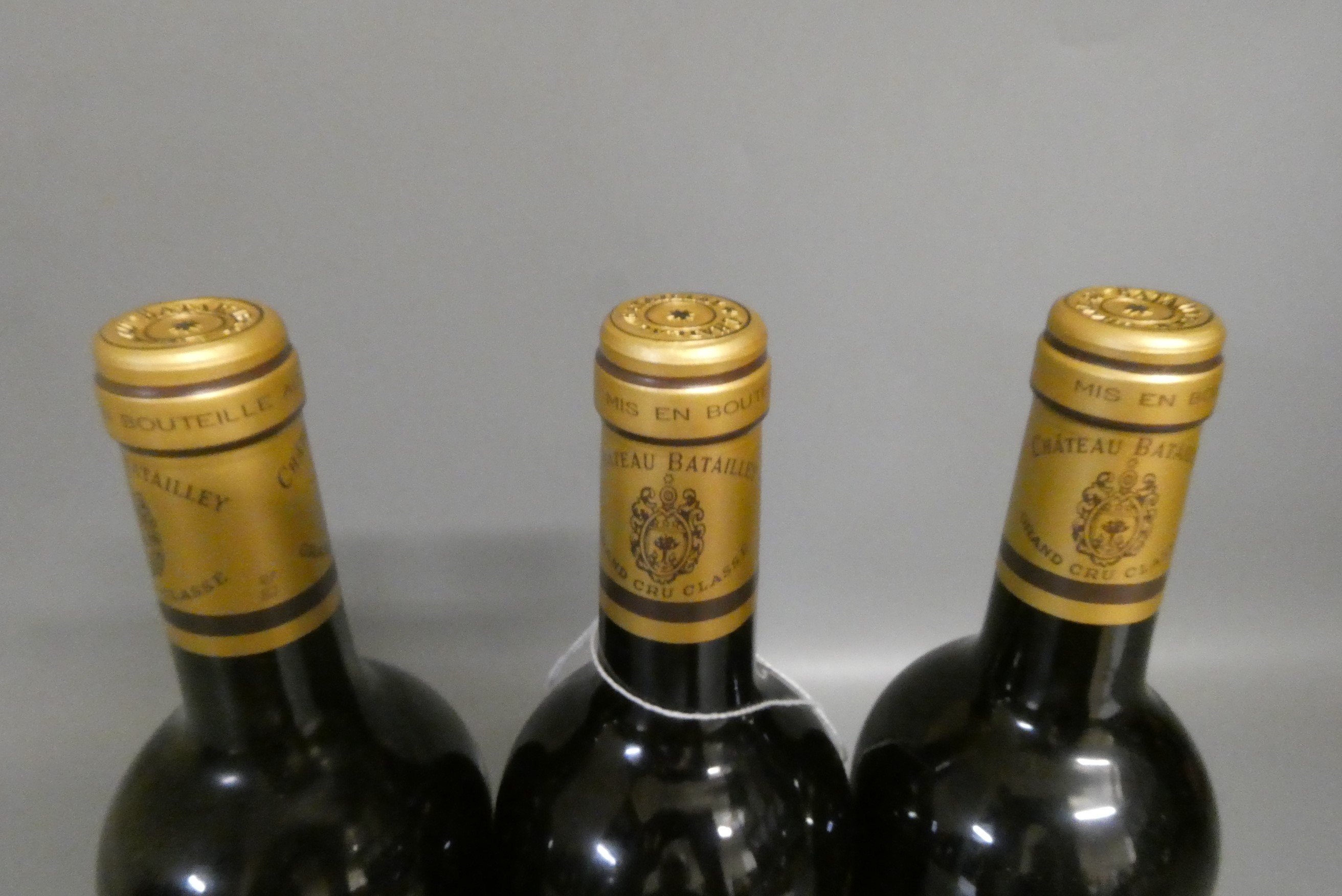 Three bottles Chateau Batailley, 2010, pauillac, grand cru classe (Est. plus 24% premium inc. VAT) Image