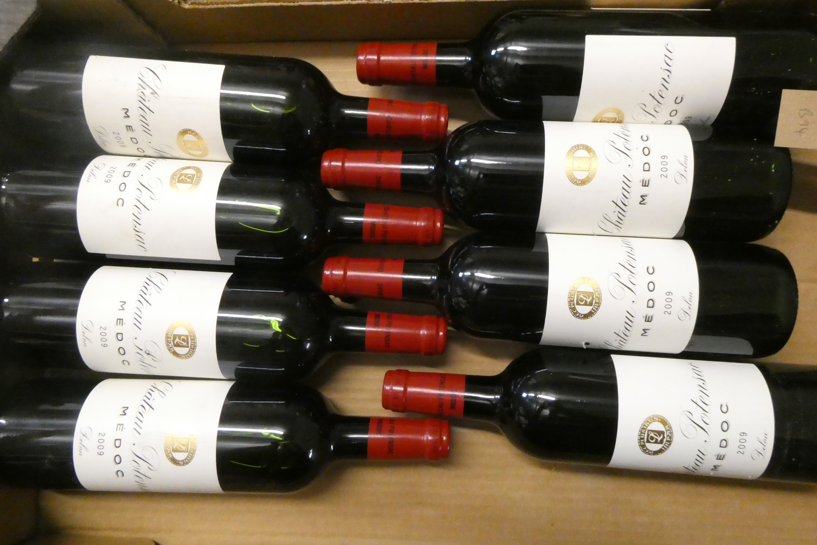 Eight bottles Chateau Potensac, 2009, medoc, Delon (Est. plus 24% premium inc. VAT) Image