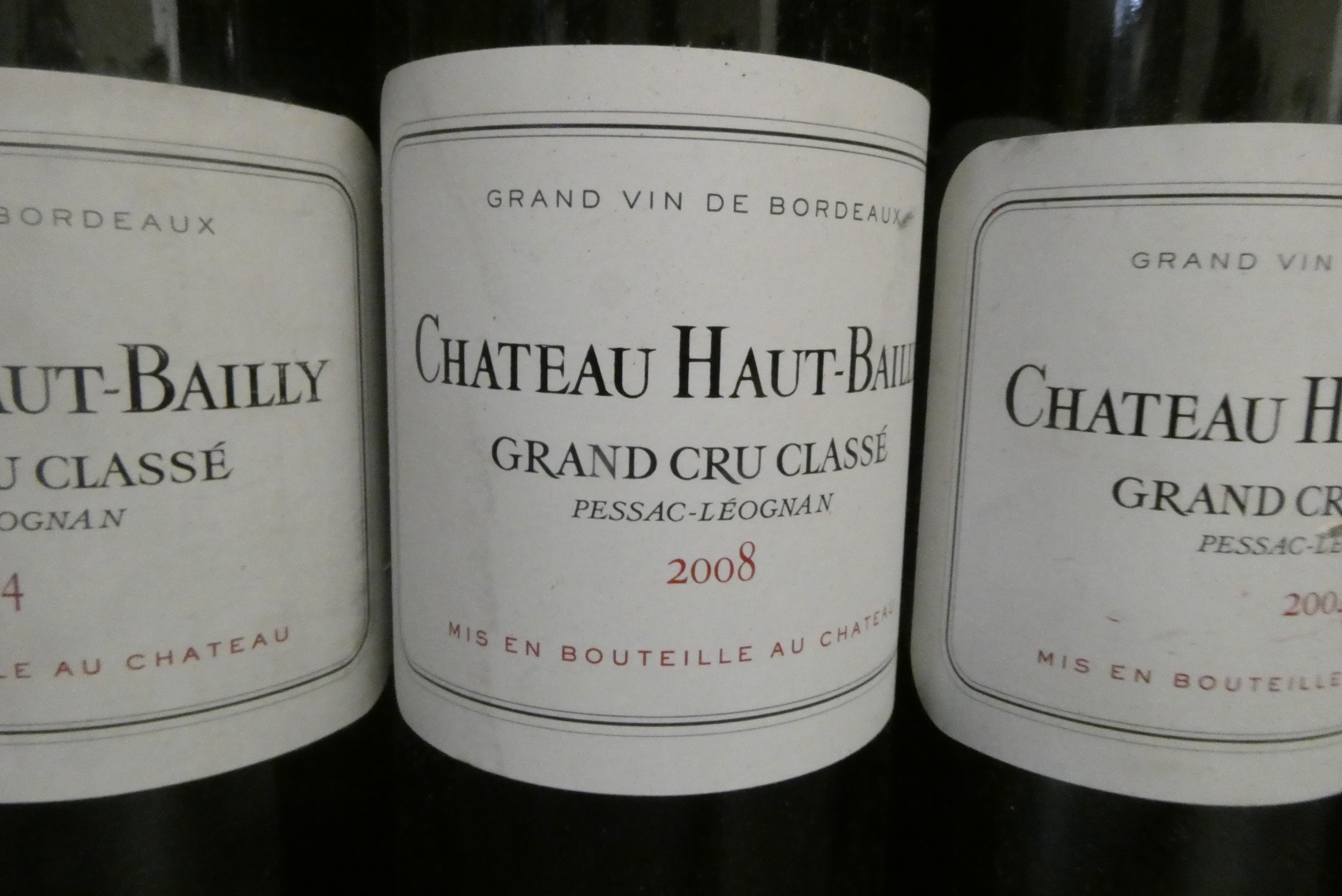 Four bottles Chateau Haut-Bailly, comprising two 2004 & two 2008, pessac-leognan, grand cru classe Image