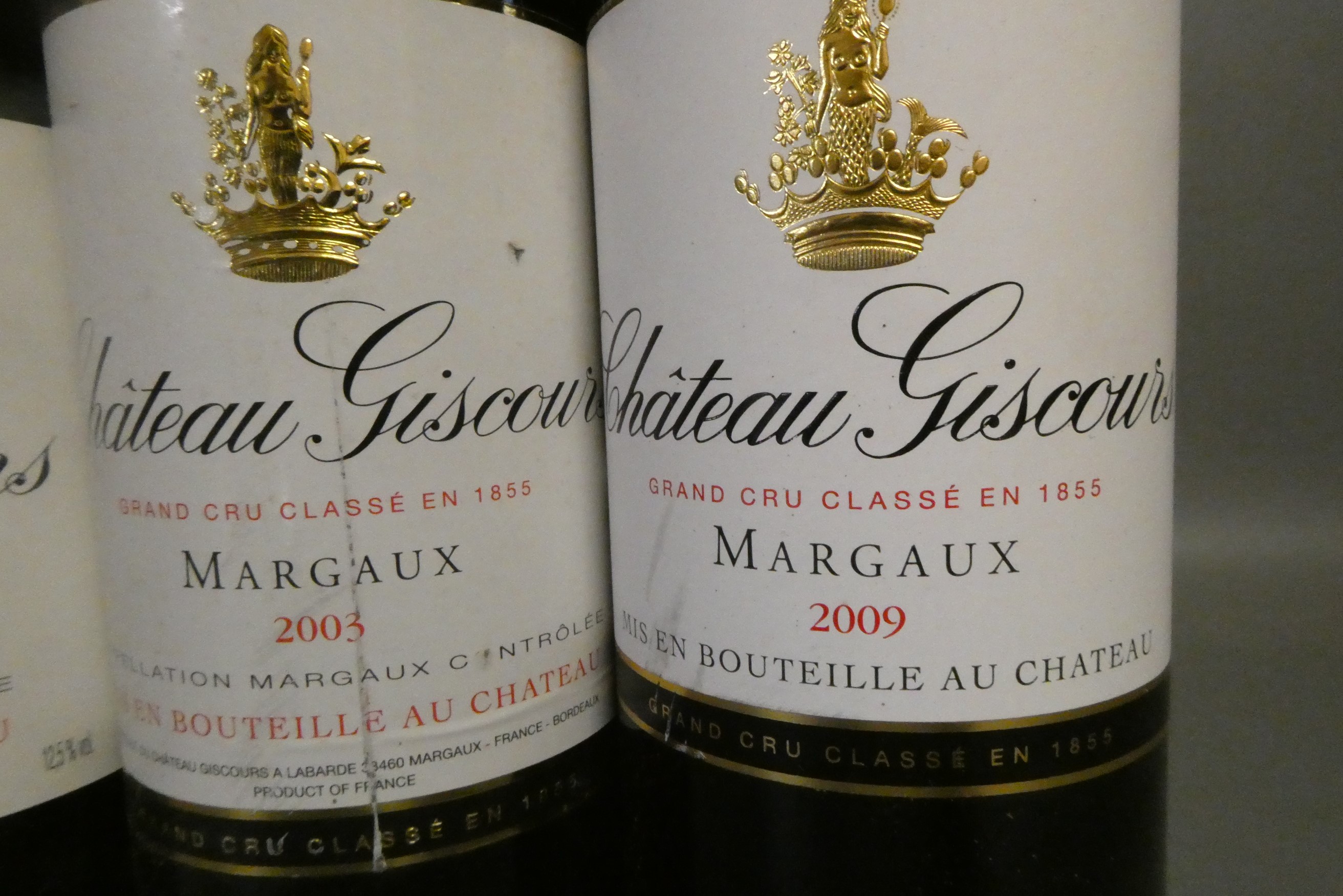 Three bottles Chateau Giscours, comprising one 1995, one 2003 & one 2009, margaux, grand cru classe Image