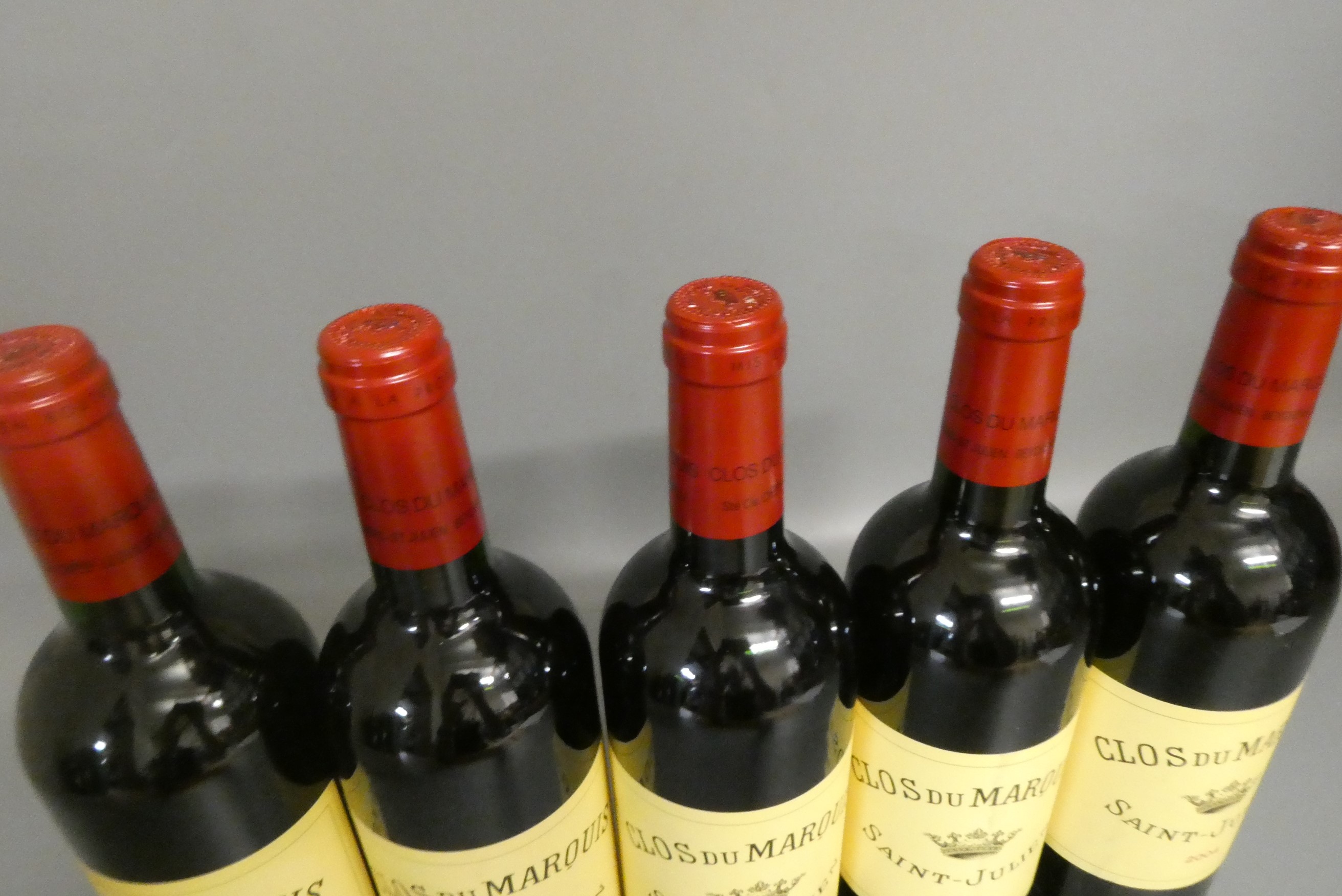 Five bottles Clos du Marquis, 2004, Saint-Julien (Est. plus 24% premium inc. VAT) Image