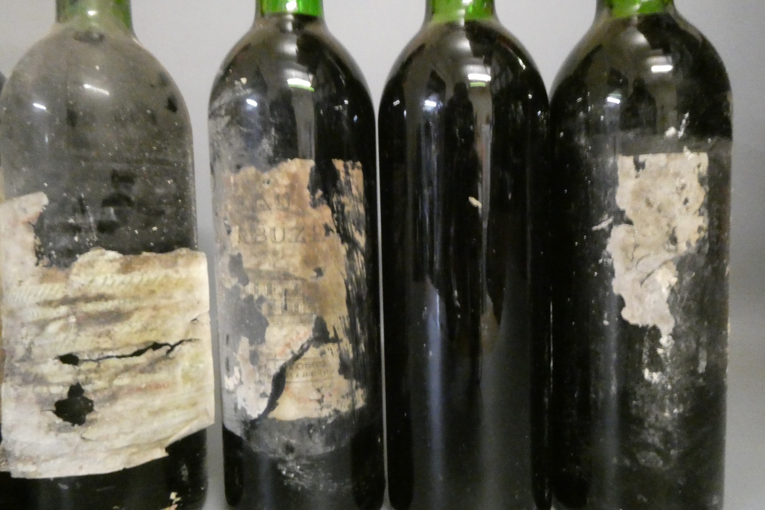 Ten bottles of Bordeaux Image