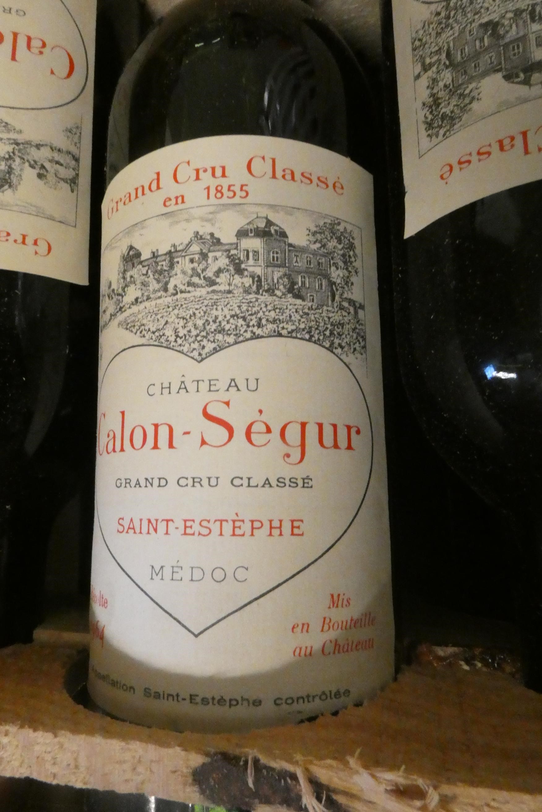 Twelve bottles Chateau Calon-Segur, 1964, Saint-Estephe, medoc, OWC (Est. plus 24% premium inc. VAT) Image