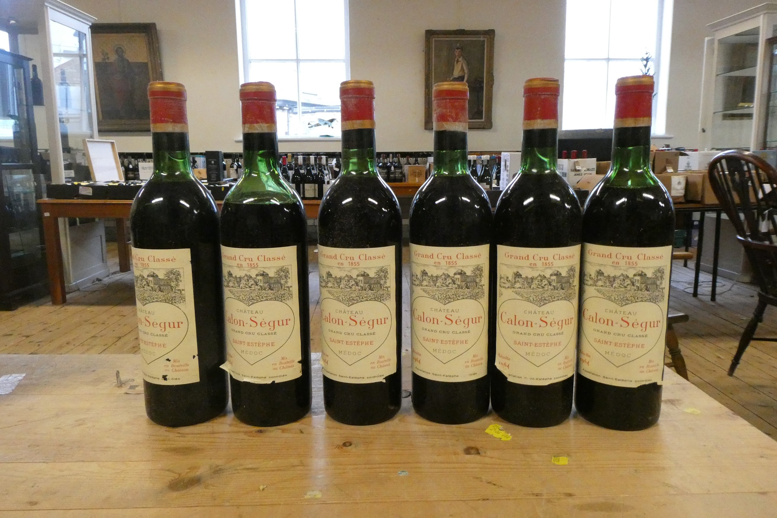 Twelve bottles Chateau Calon-Segur, 1964, Saint-Estephe, medoc, OWC (Est. plus 24% premium inc. VAT) Image