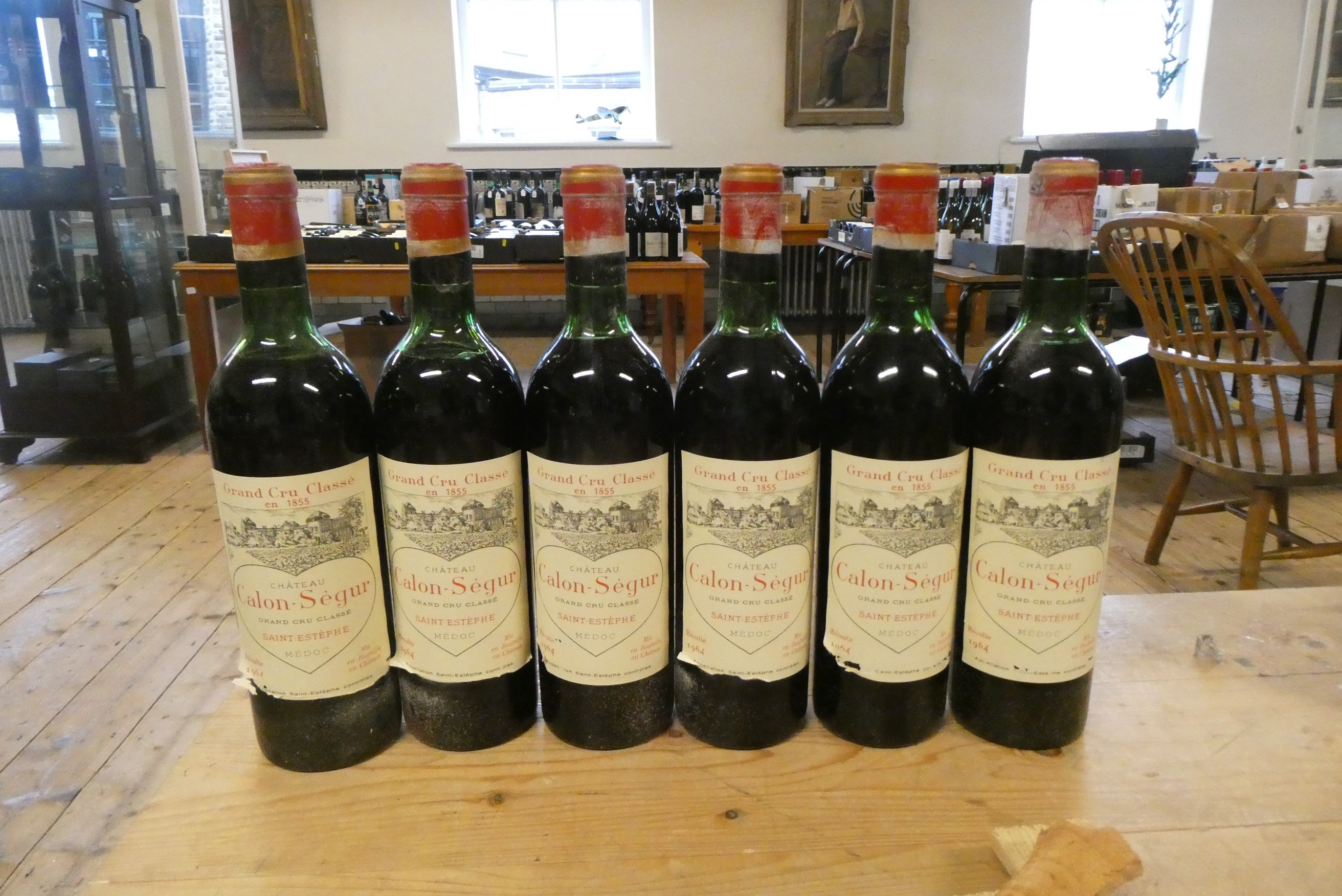 Twelve bottles Chateau Calon-Segur, 1964, Saint-Estephe, medoc, OWC (Est. plus 24% premium inc. VAT) Image