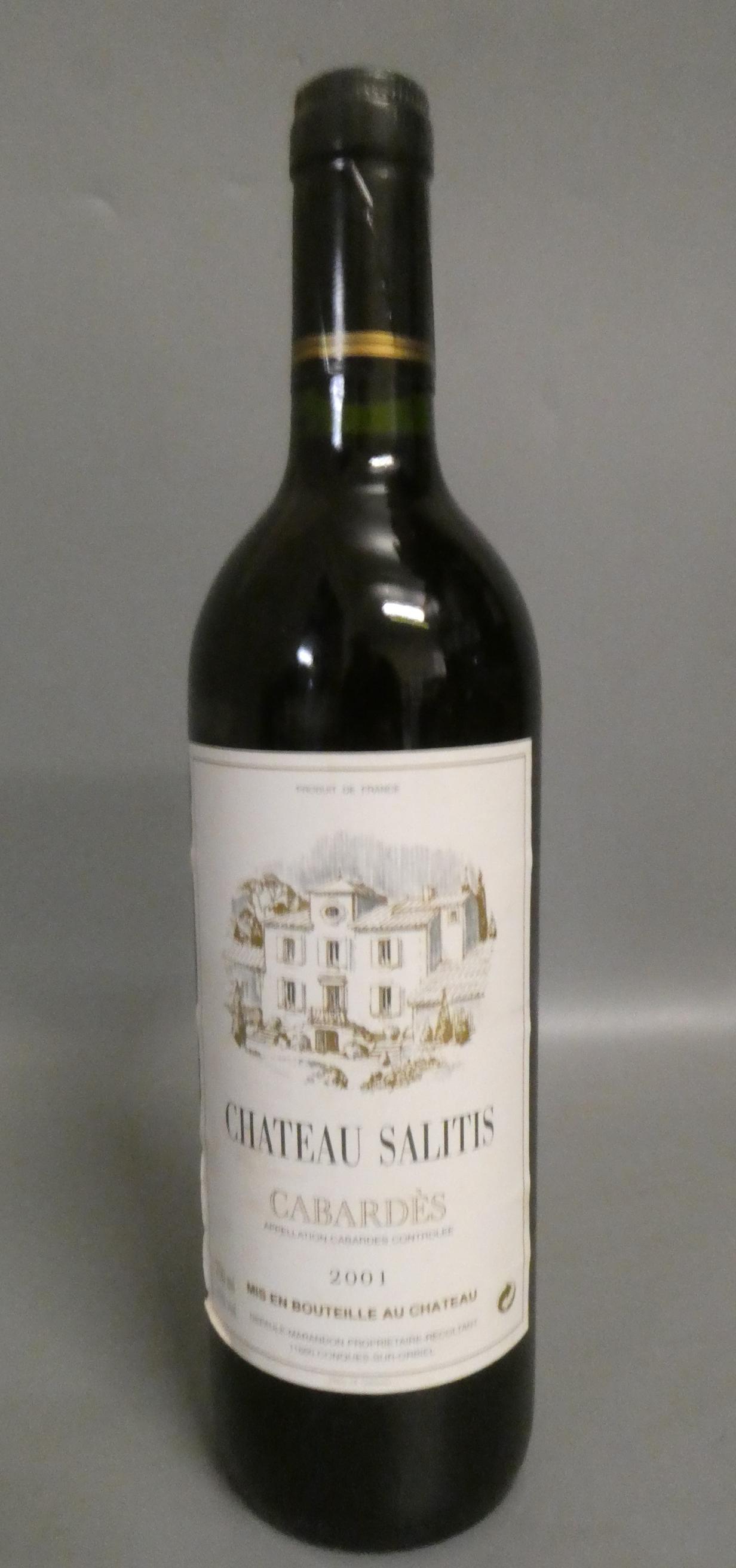 Ten bottles Chateau Salitis, 2001, Cabardes (Est. plus 24% premium inc. VAT) Image