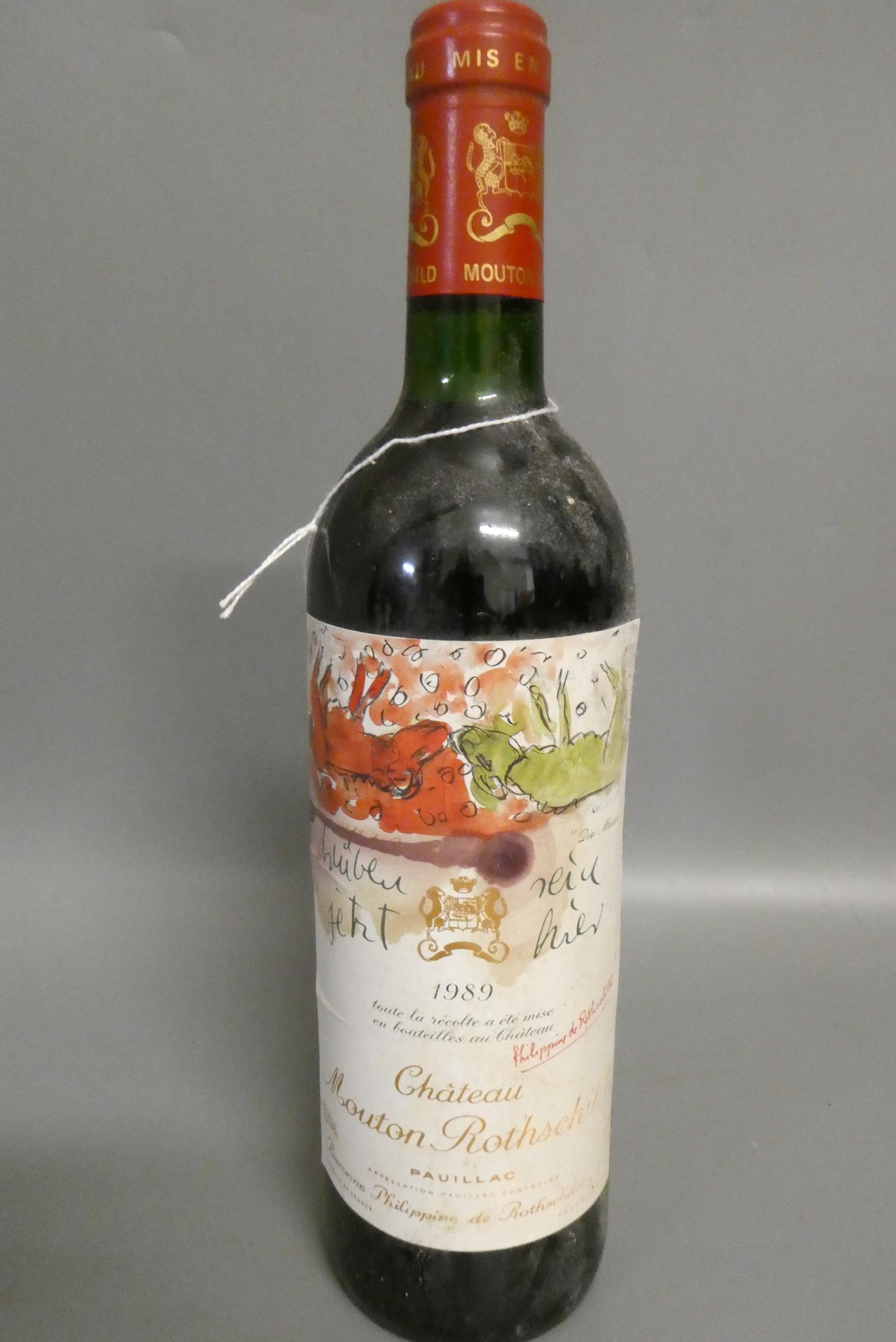 One bottle Chateau Mouton Rothschild, 1989, pauillac (Est. plus 24% premium inc. VAT) Image