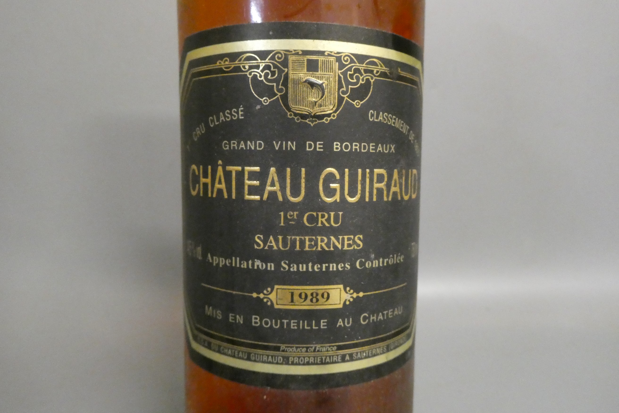 One bottle Chateau Guiraud, 1989, Sauternes, 1er cru (Est. plus 24% premium inc. VAT) Image