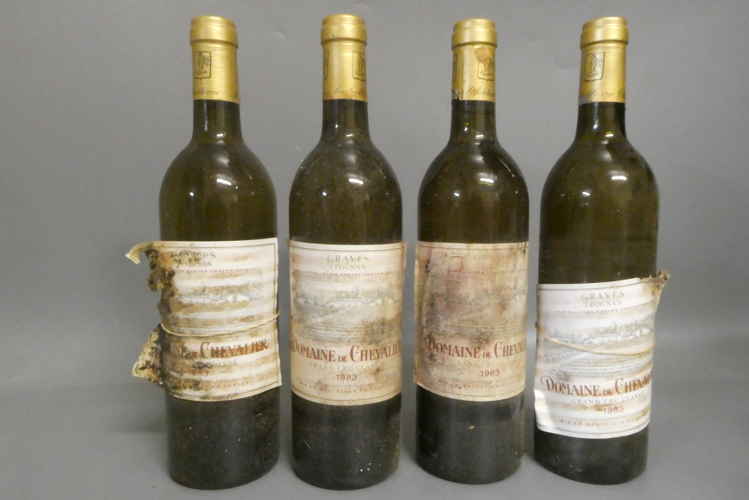 Four bottles Domaine de Chevalier, 1983, Graves Leognan, grand cru classe (Est. plus 24% premium Image