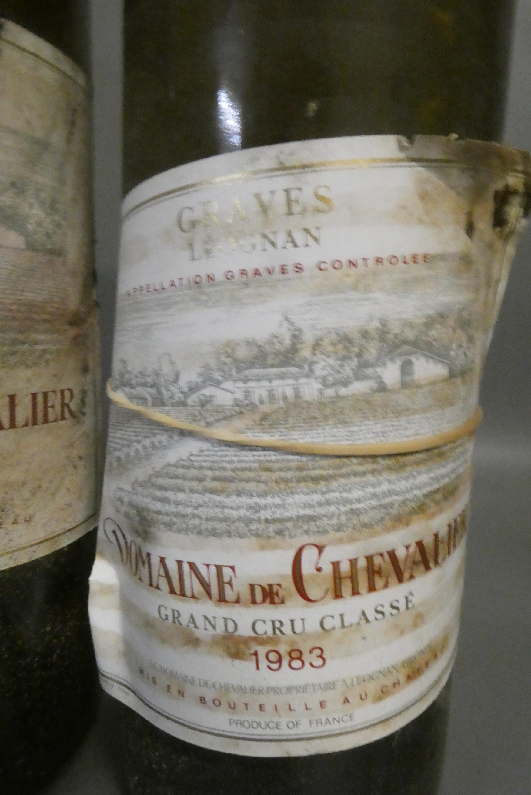 Four bottles Domaine de Chevalier, 1983, Graves Leognan, grand cru classe (Est. plus 24% premium Image