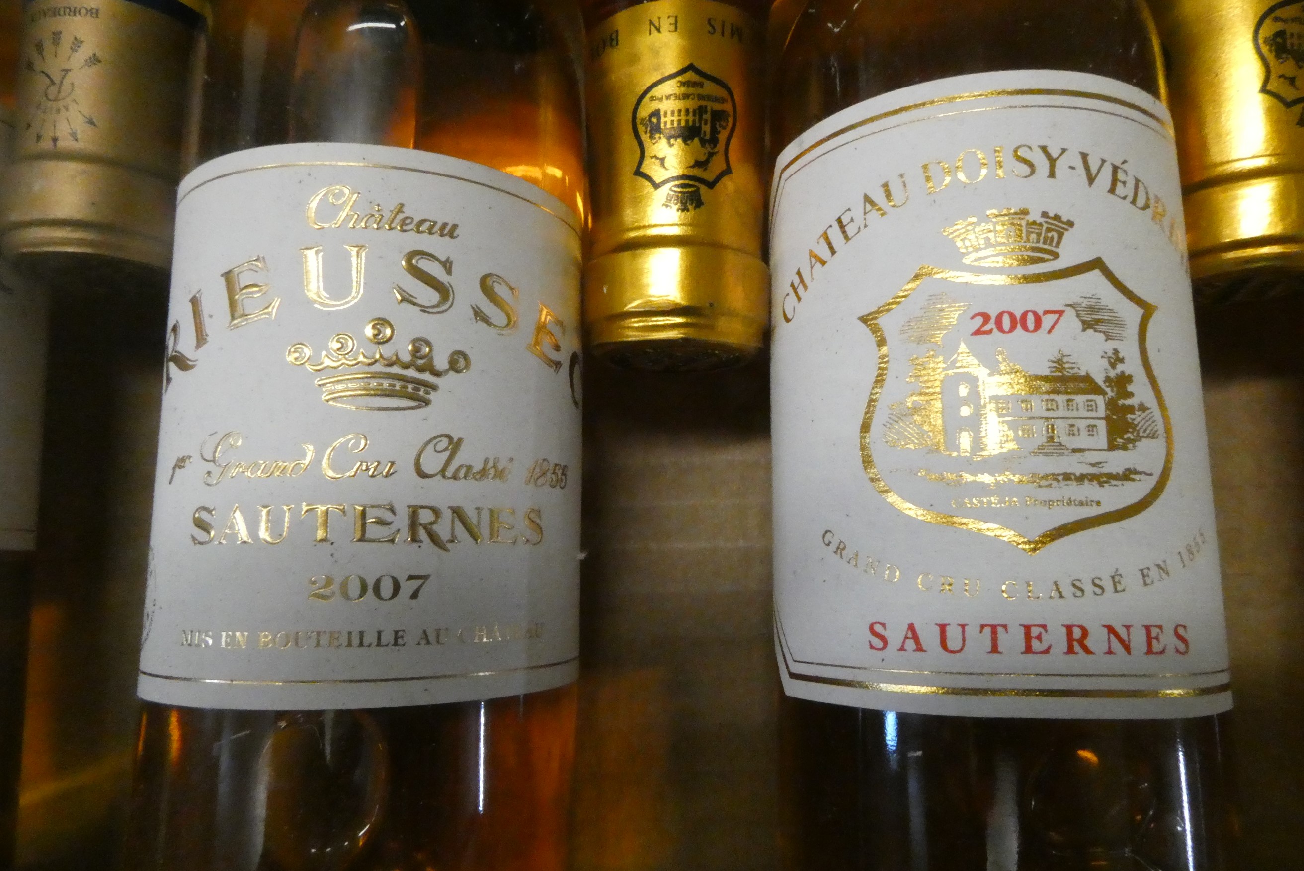 Thirteen half bottles of 2007 vintage white Bordeaux Image