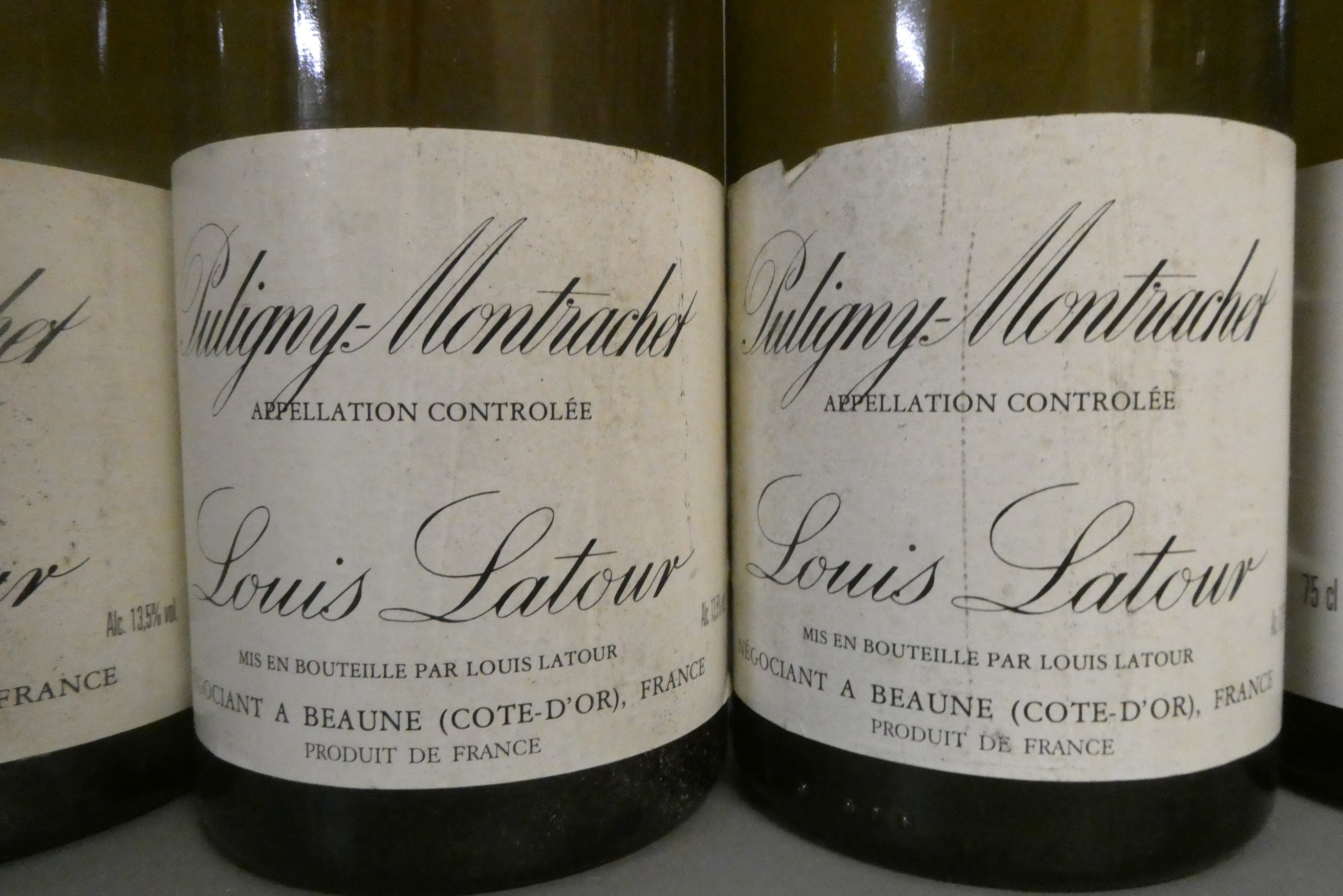 Six bottles Puligny-Montrachet, 1993, Louis Latour (Est. plus 24% premium inc. VAT) Image