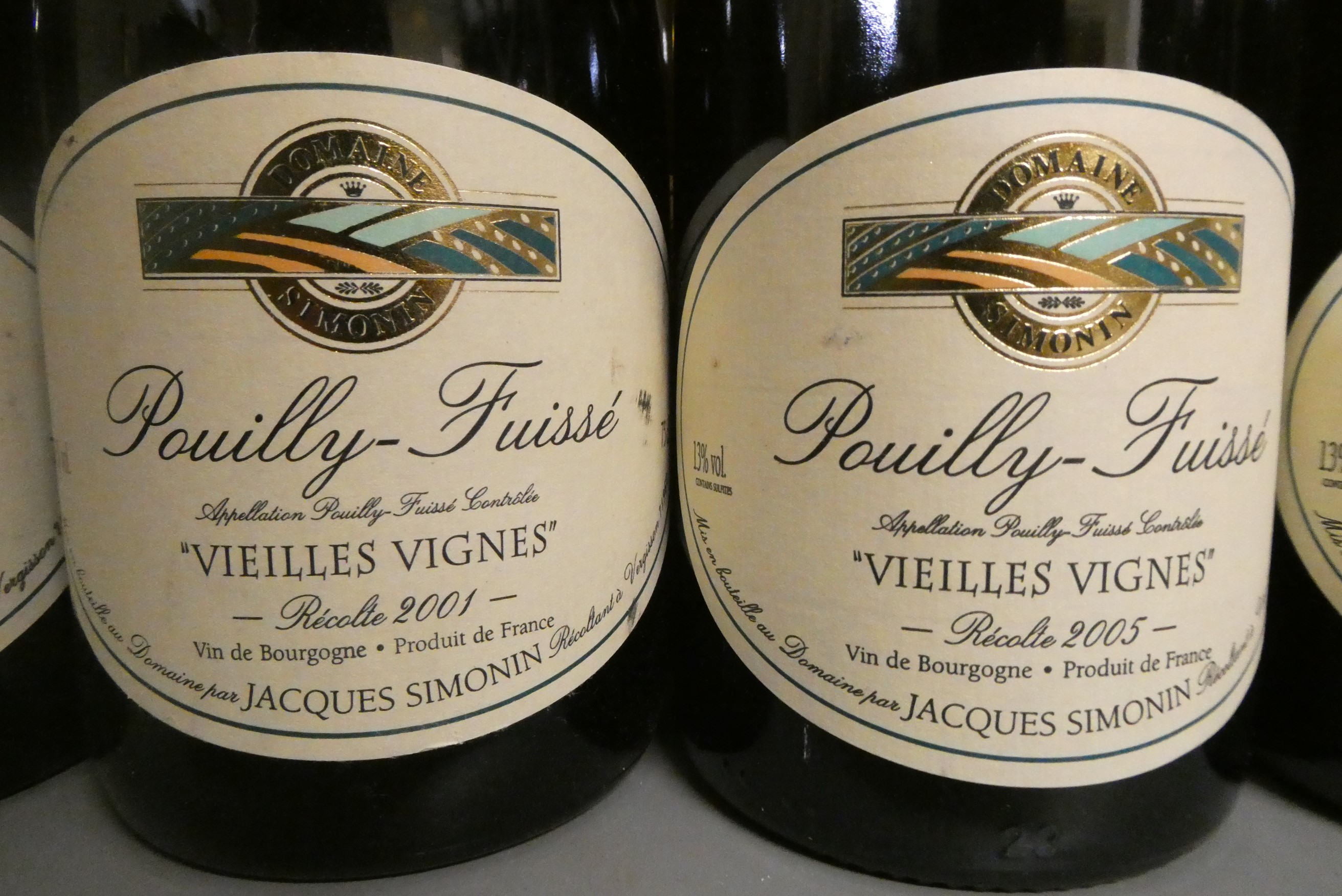 Ten bottles Pouilly-Fuisse, Vielles Vignes, comprising five 2005, four 2003 and one 2001 (Est. plus Image