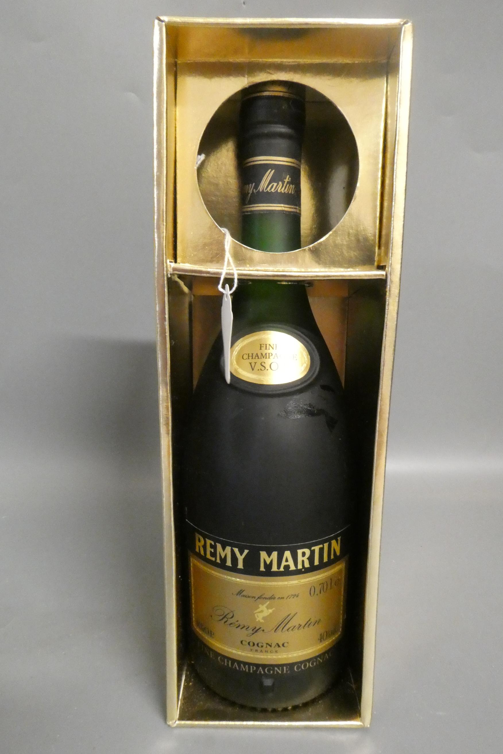 One bottle Remy Martin VSOP Fine Champagne Cognac, boxed (Est. plus 24% premium inc. VAT) Image