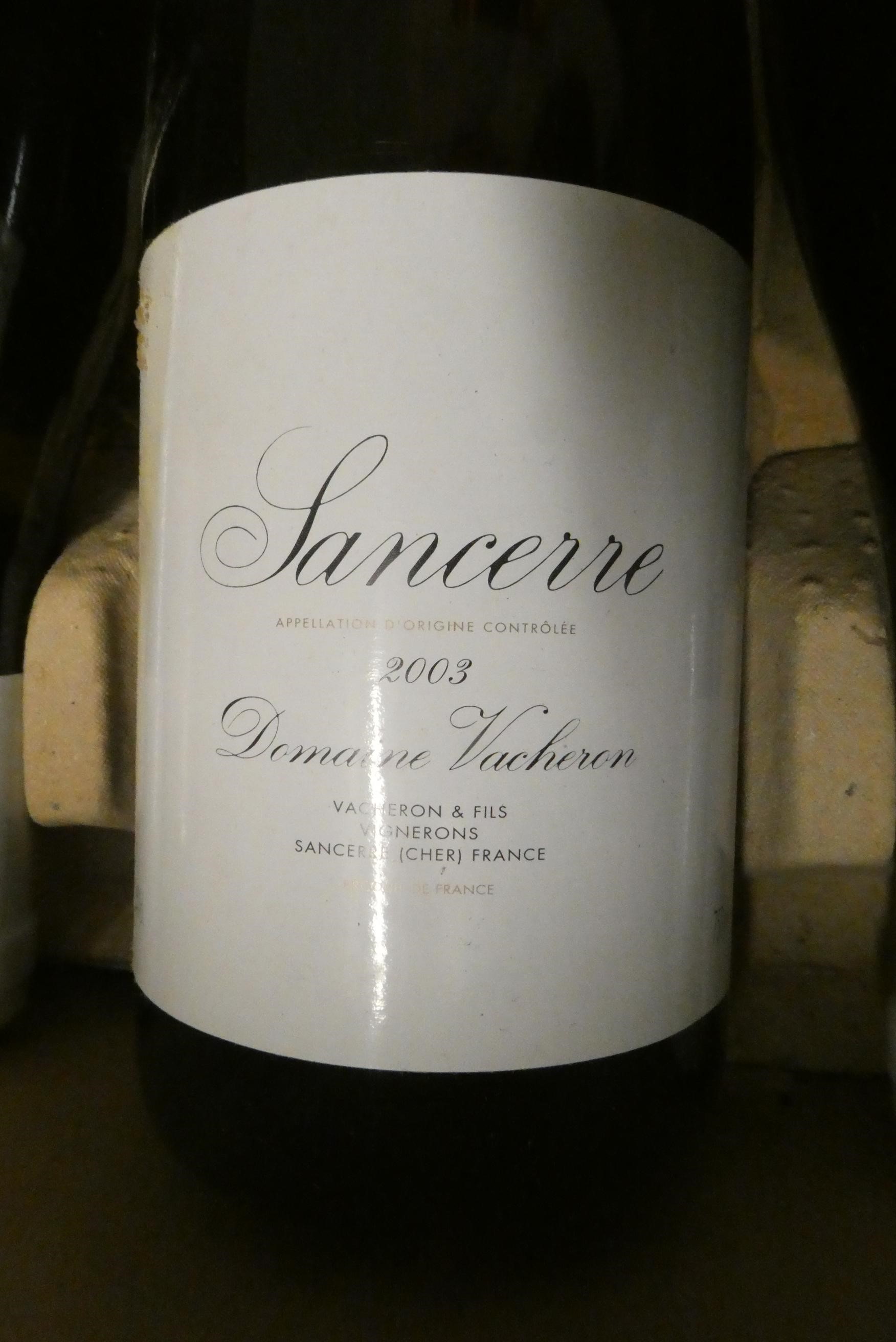 Six bottles Sancerre, 2003, Domaine Vacheron (Est. plus 24% premium inc. VAT) Image