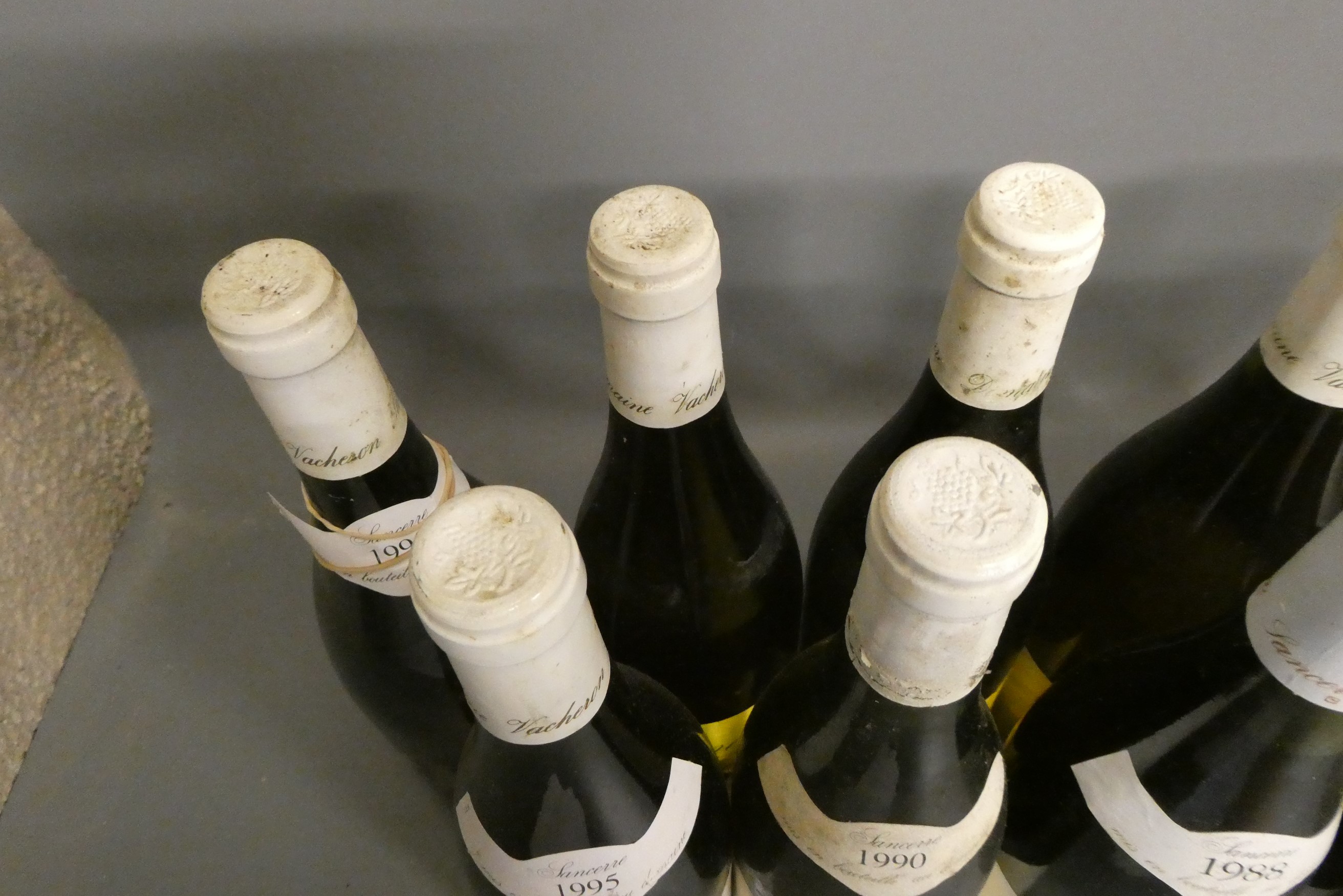 Twelve bottles Sancerre, Domaine Vacheron, comprising six 1995, three 1988 and three 1983 (Est. plus Image