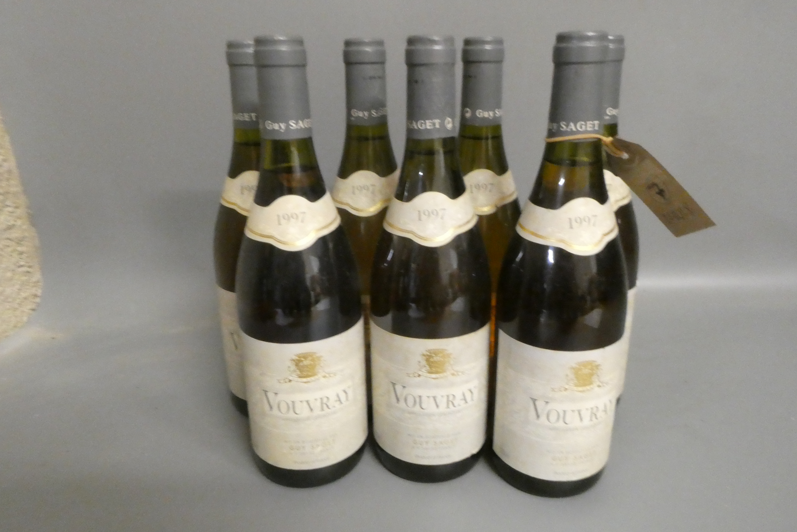 Seven bottles Vouvray, 1997, Guy Saget (Est. plus 24% premium inc. VAT) Image