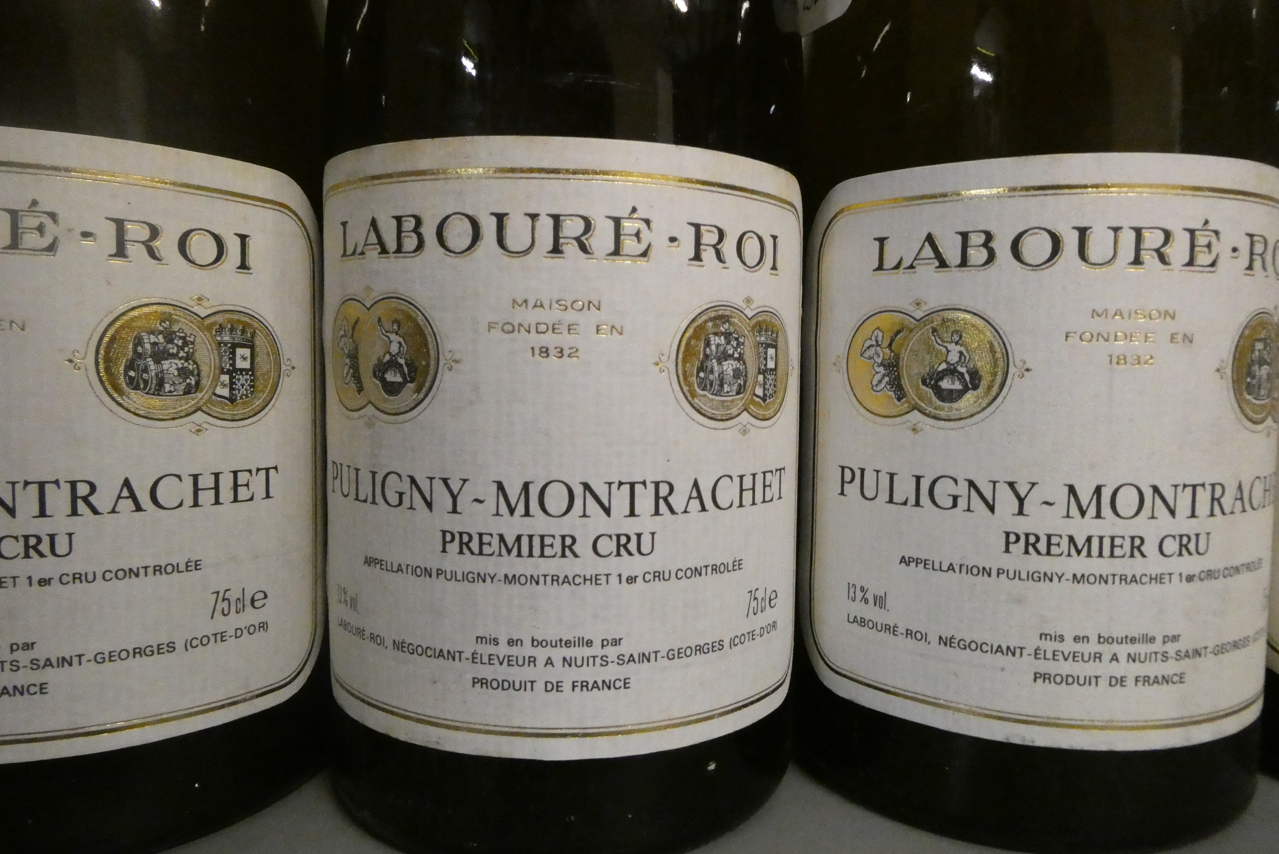 Four bottles Puligny-Montrachet, 1995, Laboure-Roi (Est. plus 24% premium inc. VAT) Image