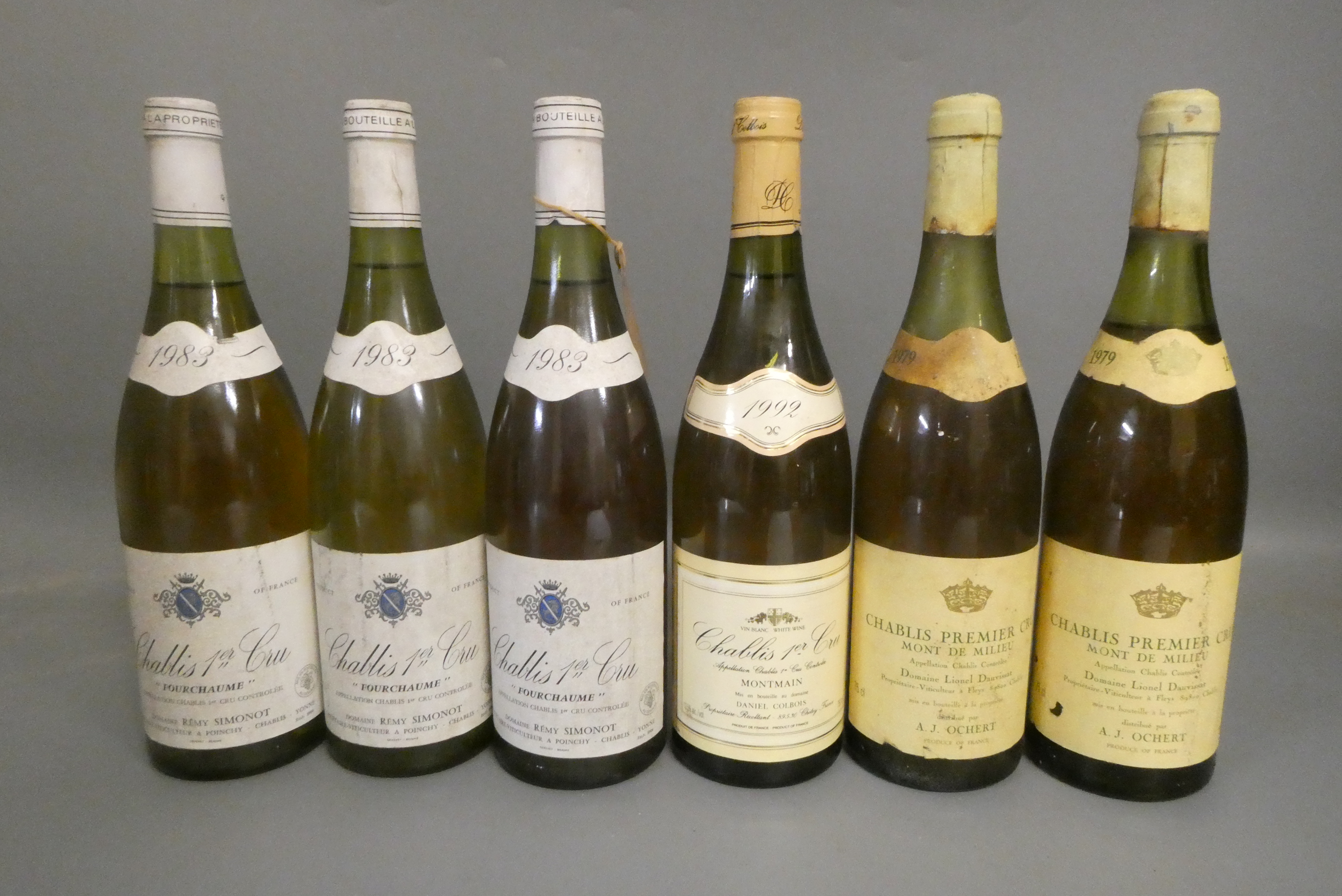 Six bottles of Chablis Premier Cru Image