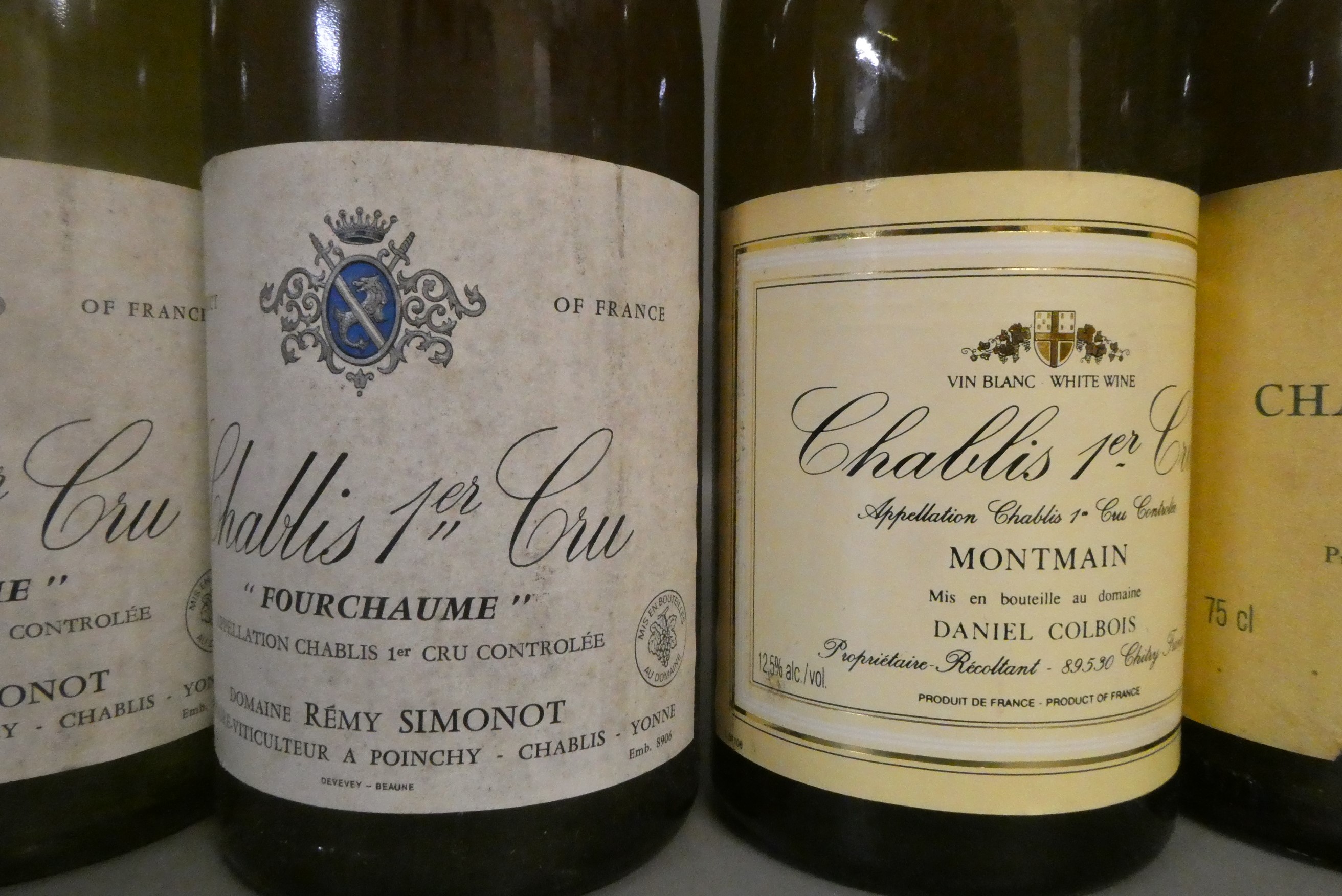 Six bottles of Chablis Premier Cru Image