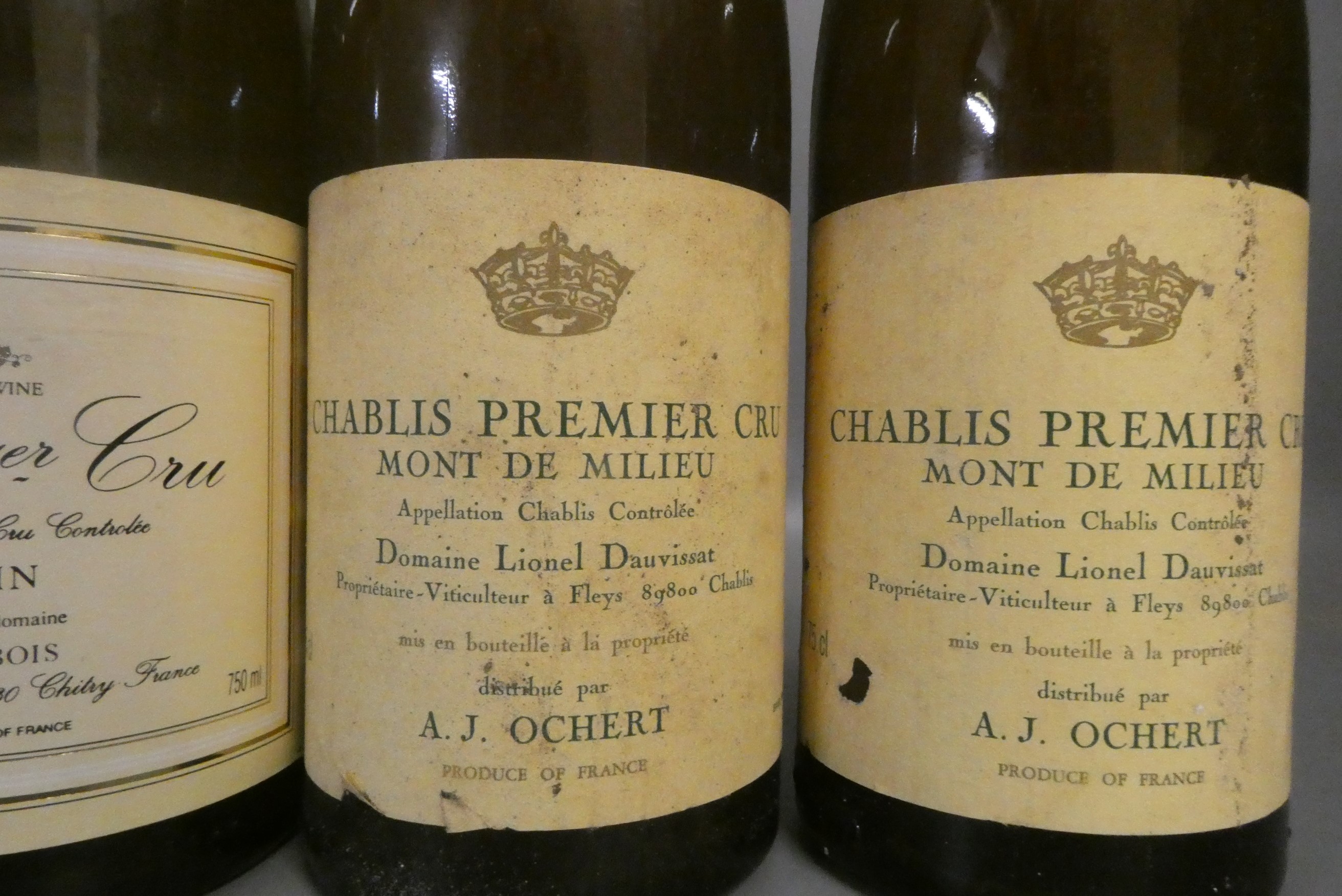 Six bottles of Chablis Premier Cru Image