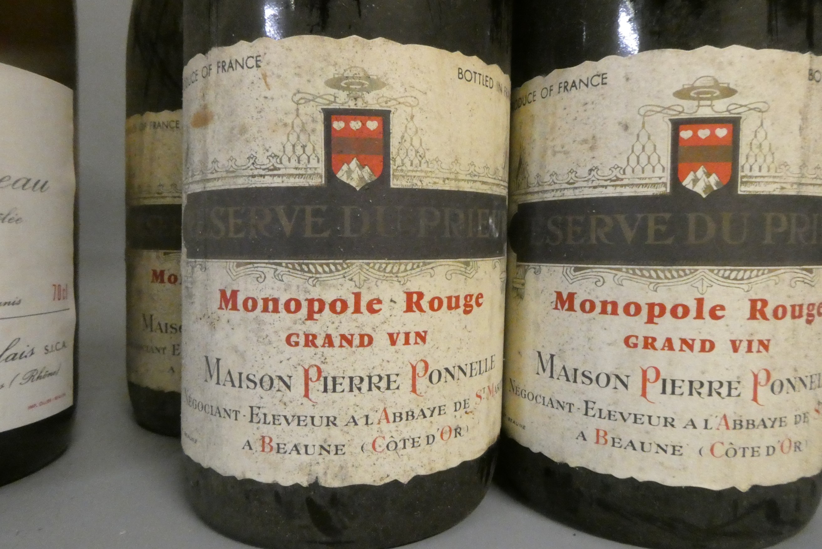 Fourteen bottles of white Burgundy & Rhone Image