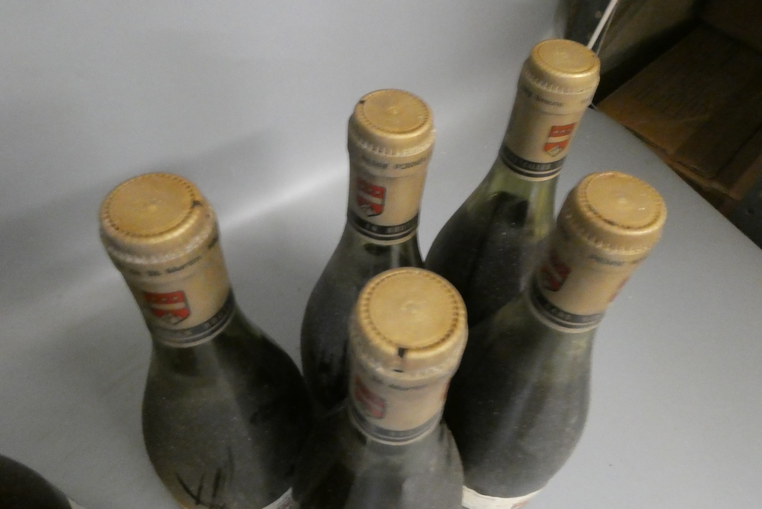 Fourteen bottles of white Burgundy & Rhone Image