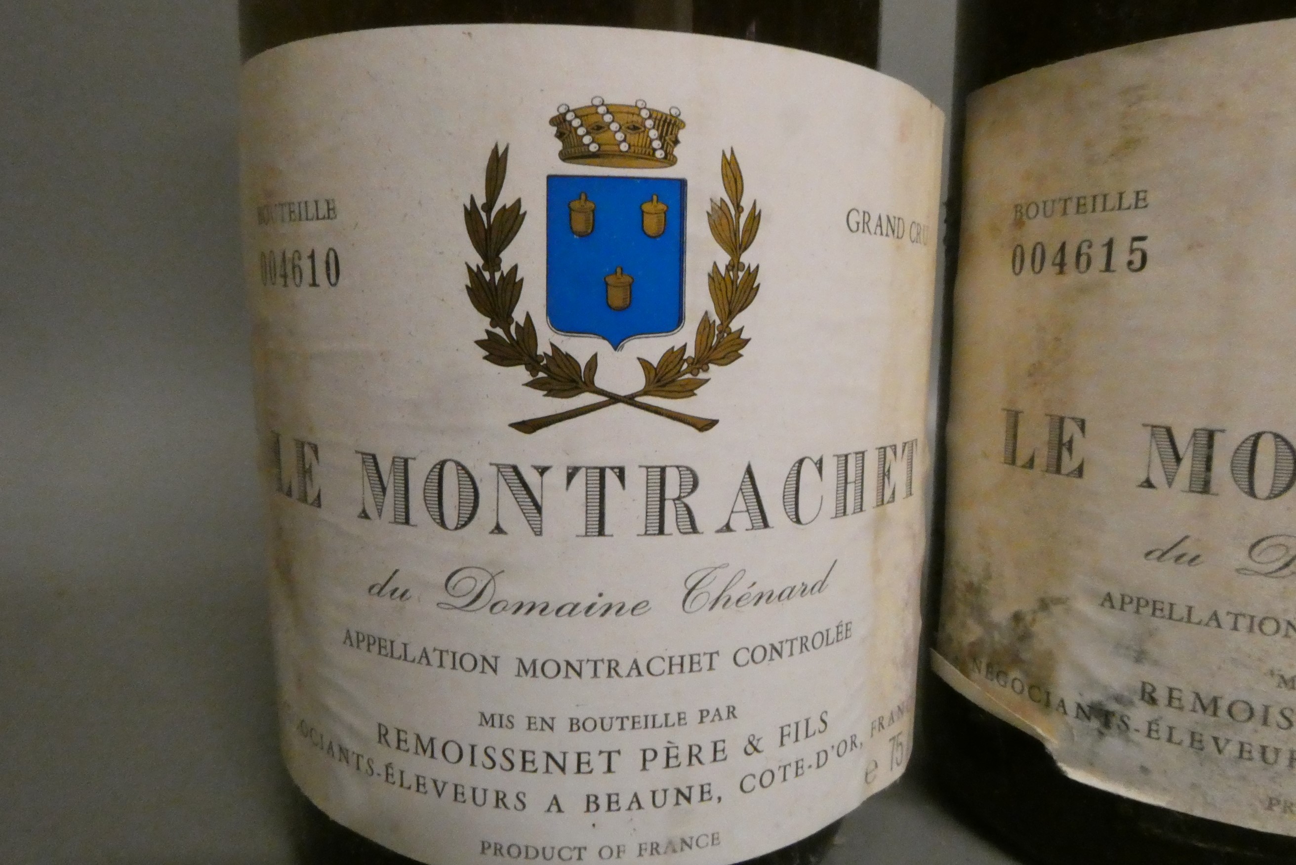 Two bottles Le Montrachet, 1985, Domaine Chenard, grand cru (Est. plus 24% premium inc. VAT) Image