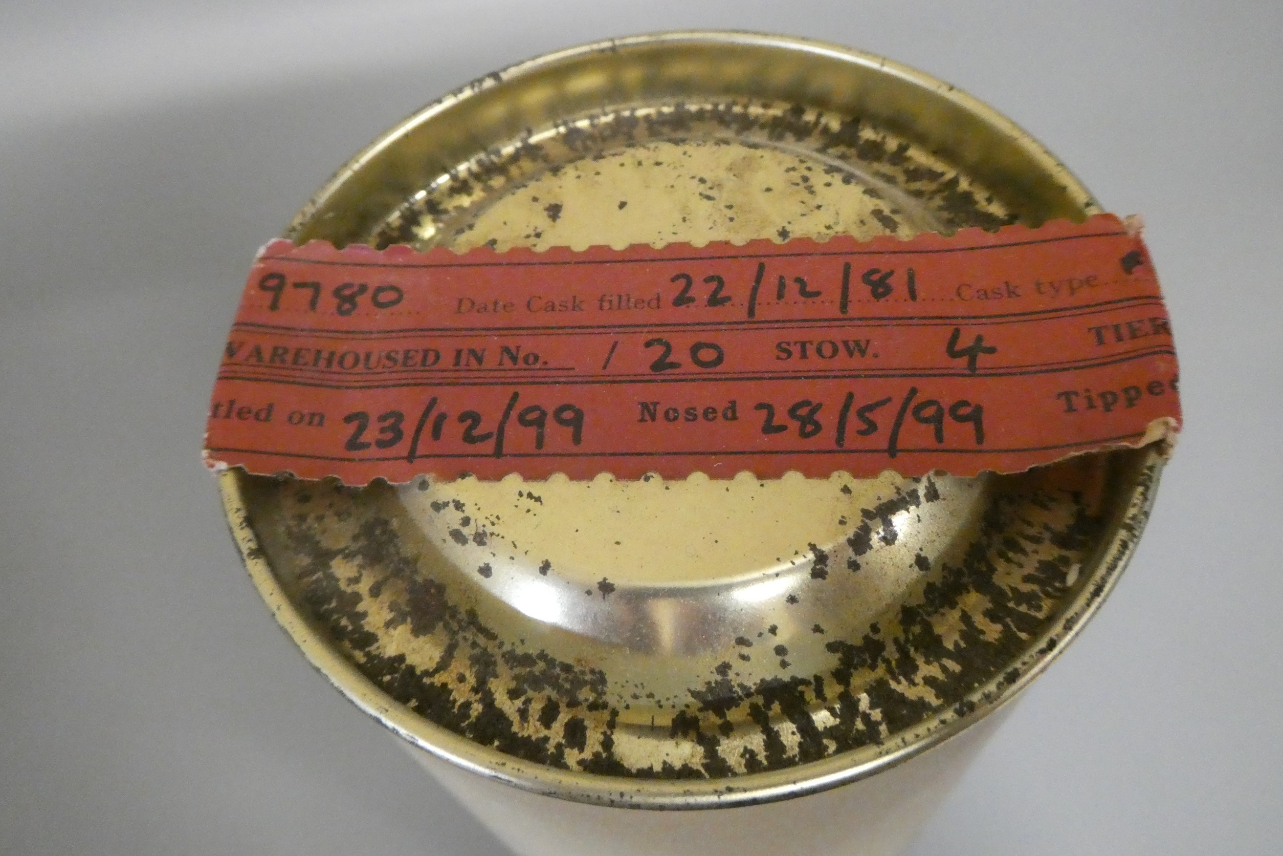 One bottle The Macallan cask strength single Highland malt scotch whisky Image