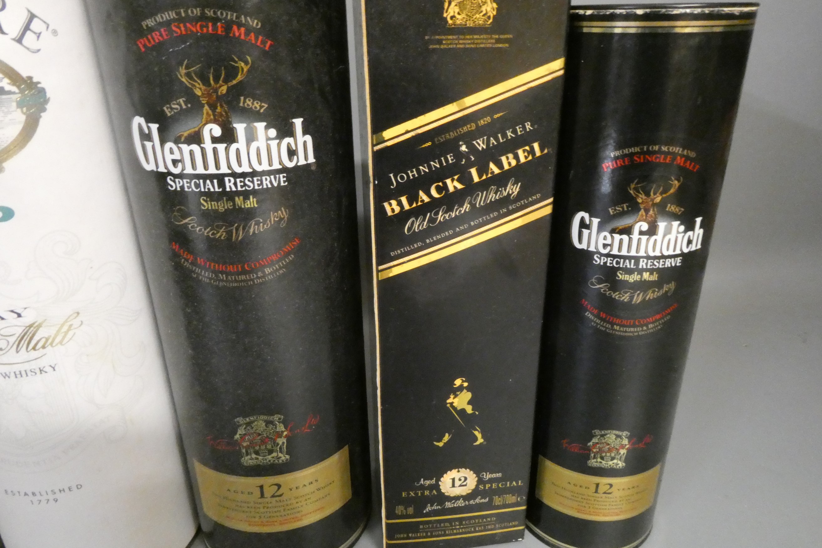 Six bottles of Scotch whisky Image