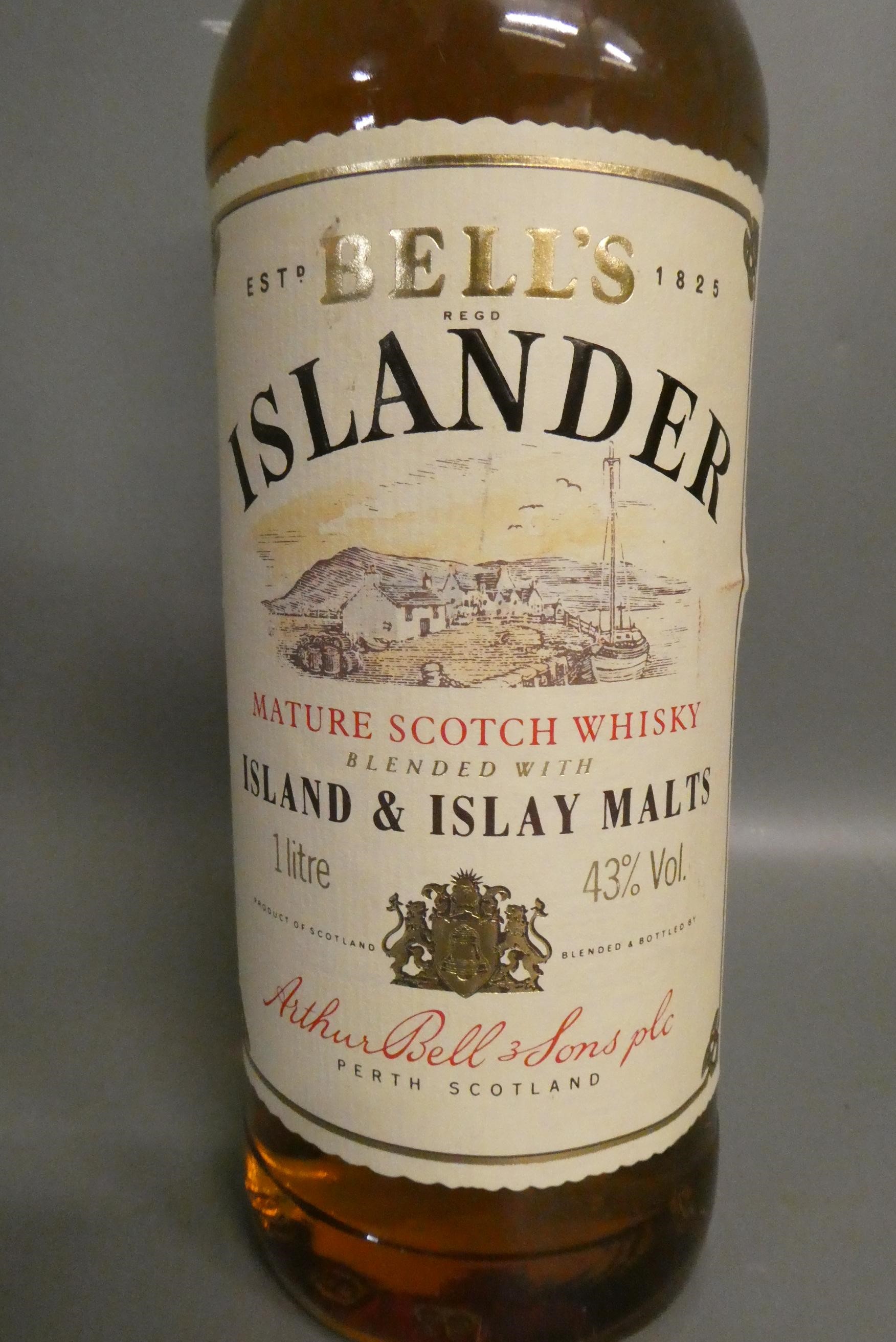 One litre Bell's Islander, Island and Islay malts, 43% (Est. plus 24% premium inc. VAT) Image