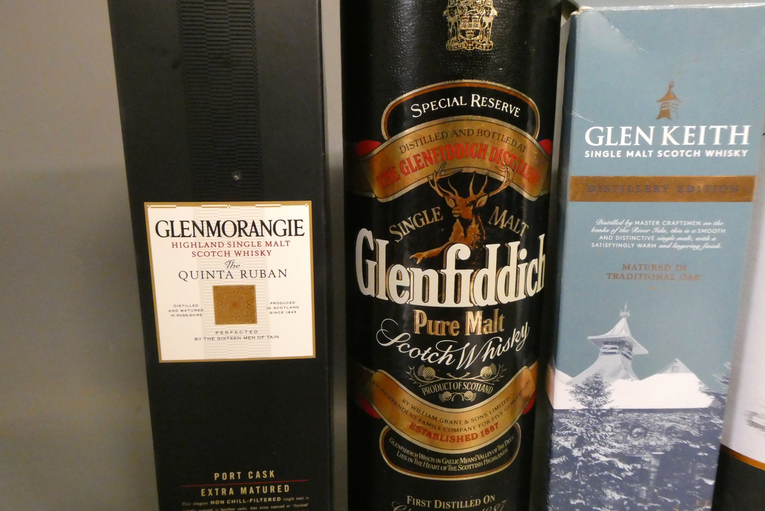 Five bottles of Scotch whisky Image