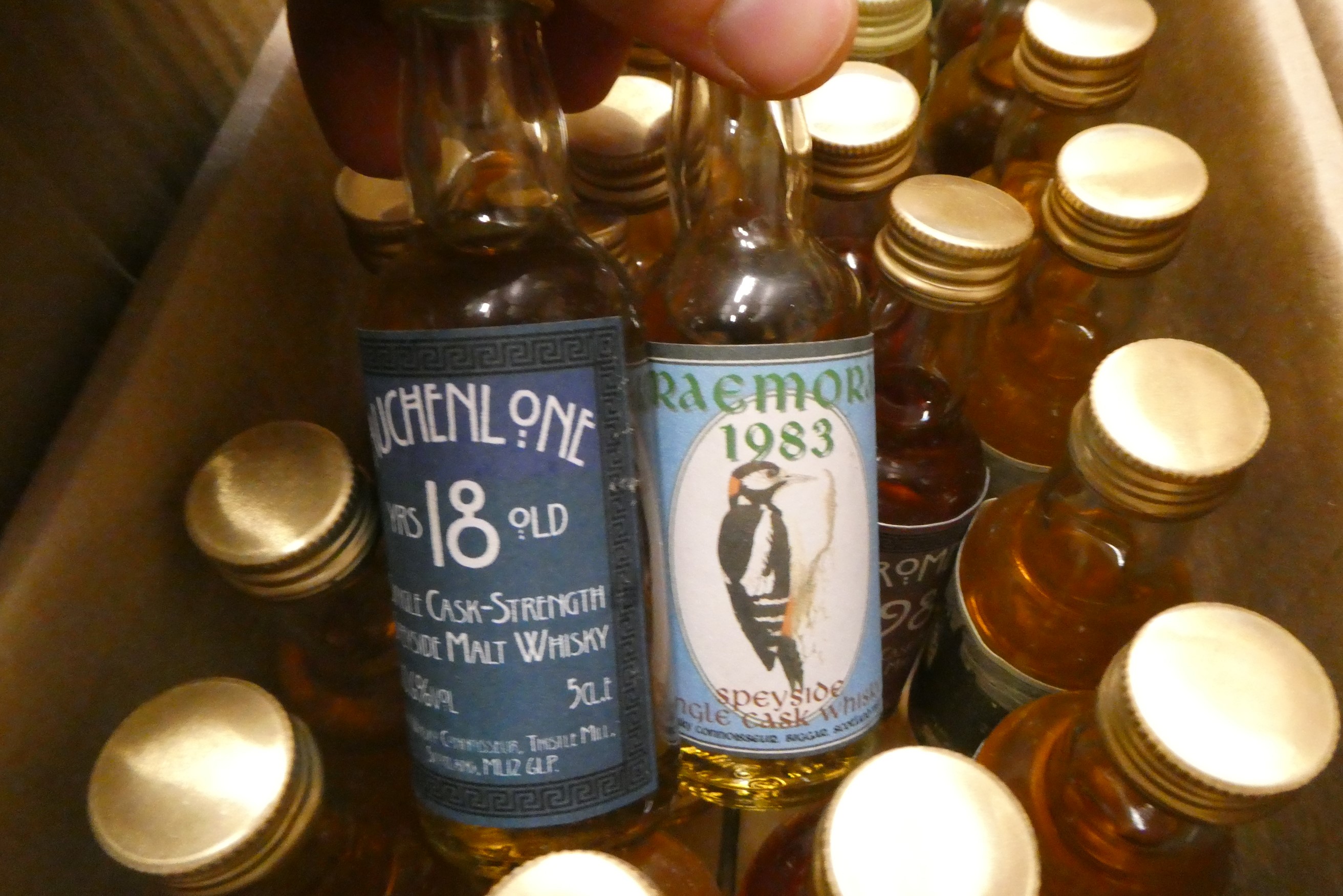 Approximately 110 whisky miniatures Image