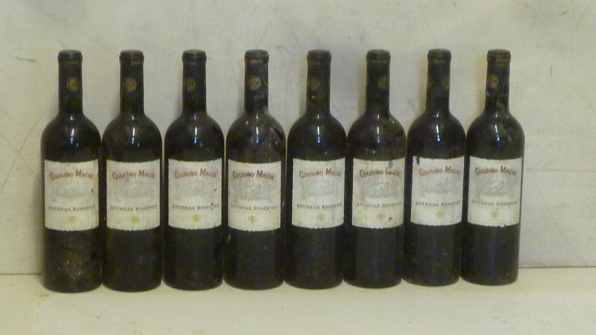 Five bottles 2003 and three bottles 2001 Cousino Macul Cabernet Sauvignon Image