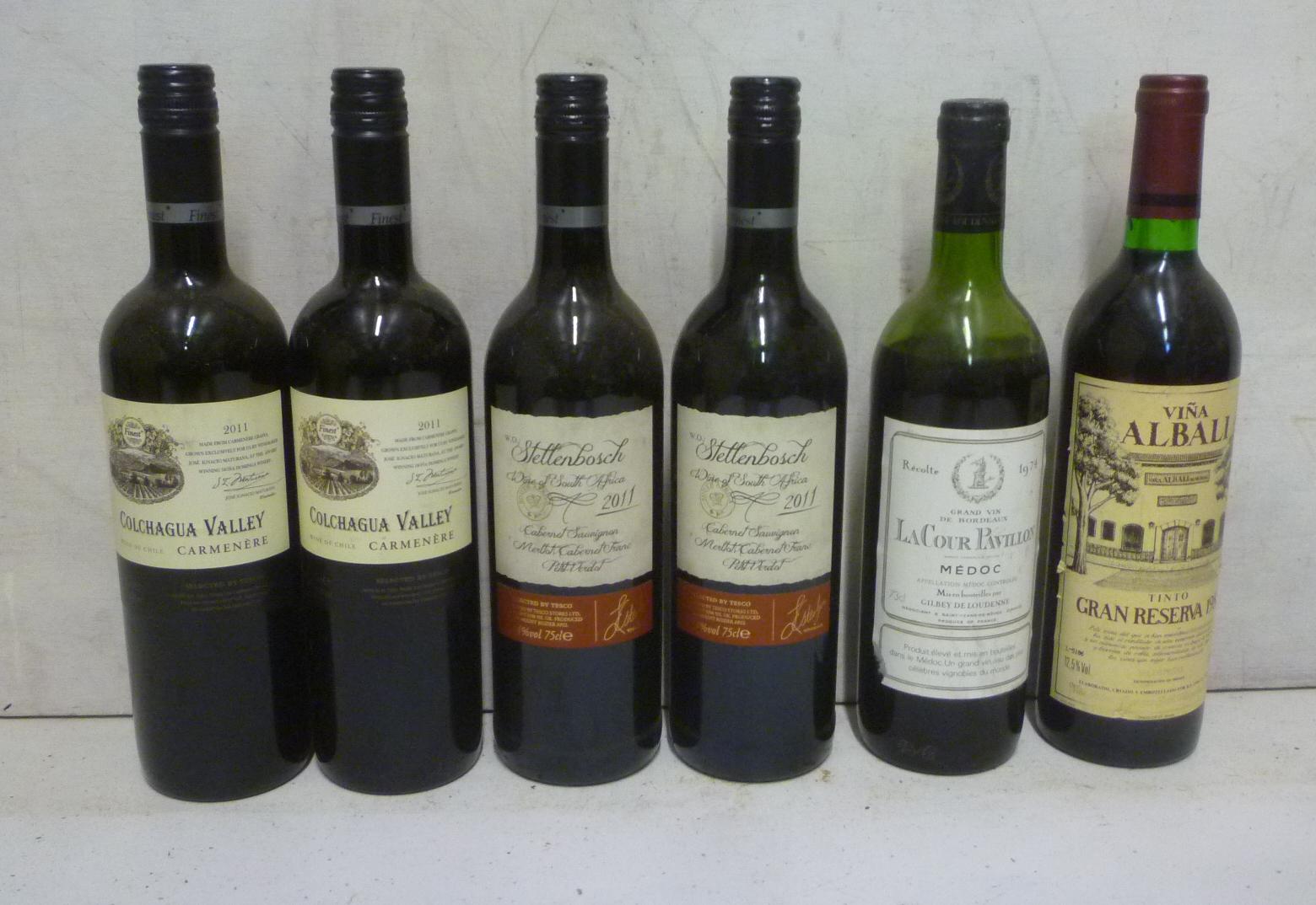 Two bottles 2011 Colchagua Valley Carmenere (Chile) Image