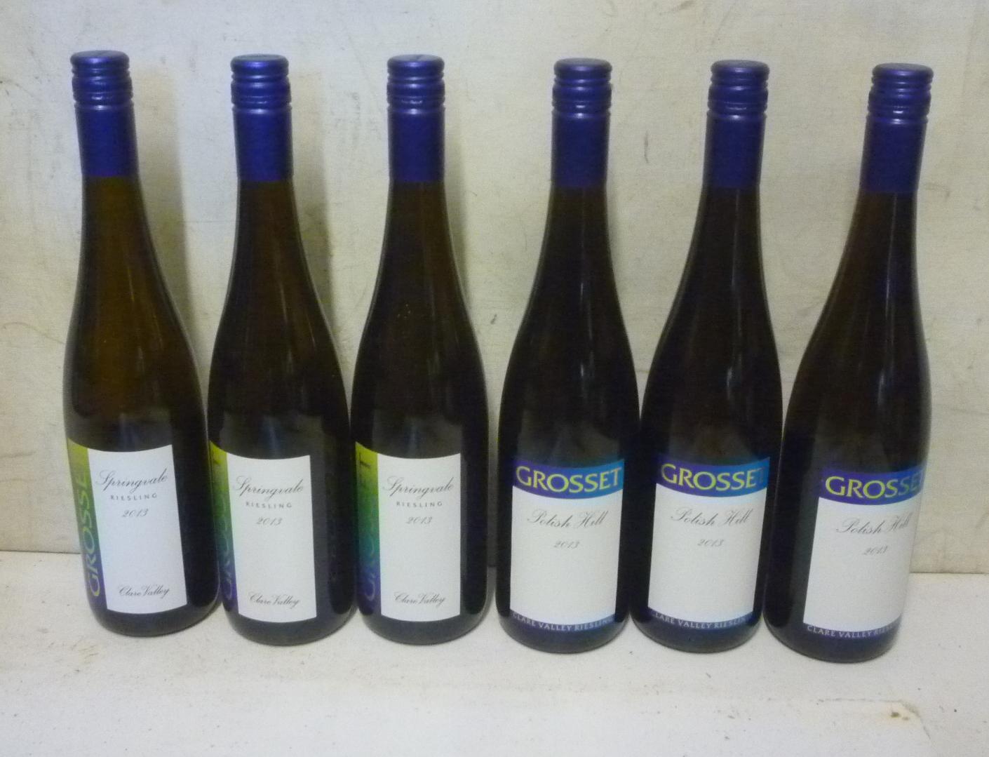 Three bottles 2013 Grosset "Spring Vale" Clare Valley Riesling Image