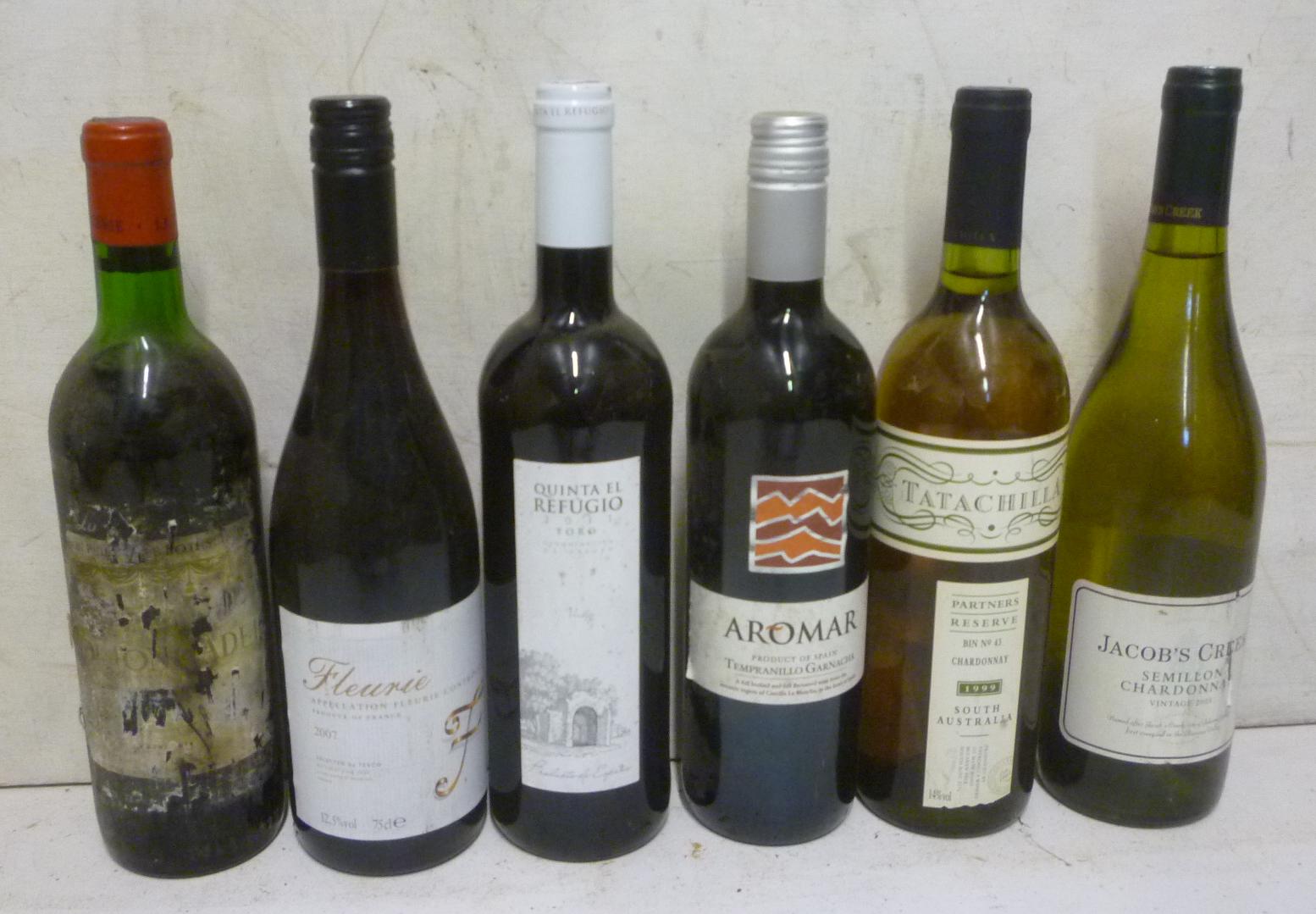 One bottle 1970(?) Mouton Cadet (poor label) Image