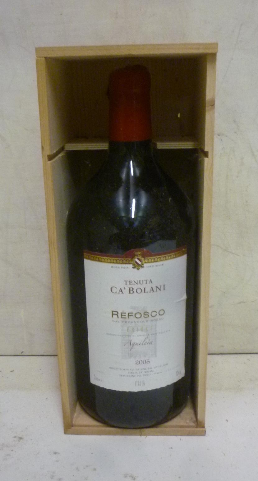One double magnum 2005 Refosco Friuli Aqualeia (Italy) Image