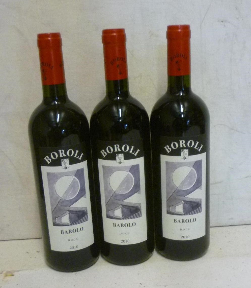 Three bottles 2010 Barolo Baroli Image