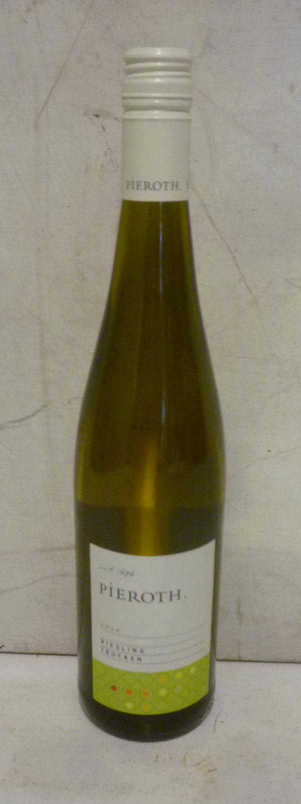 Twelve bottles 2014 Riesling Trocken Pieroth Image