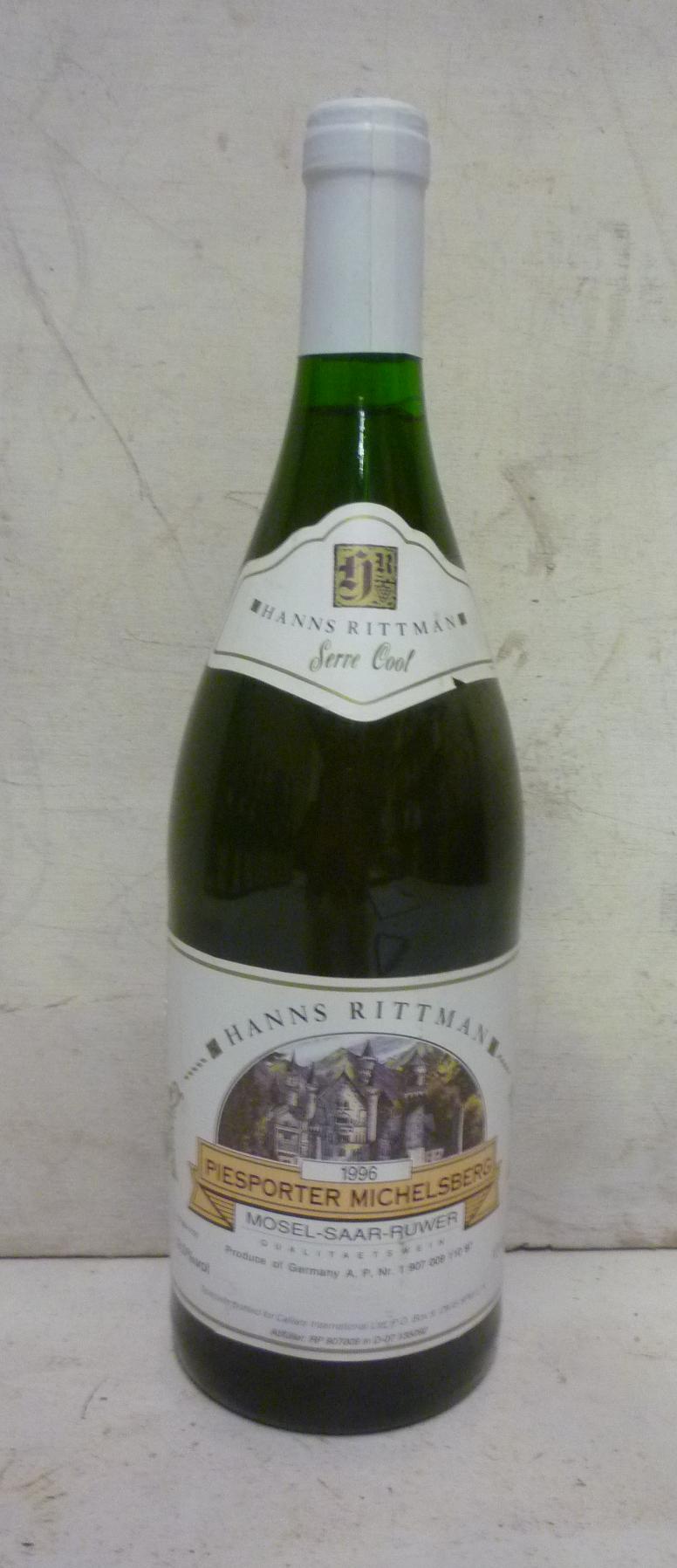 Six litres 1996 Piesporter Michelsberg Hans Rittman (Est. plus 18% premium inc. VAT) Image