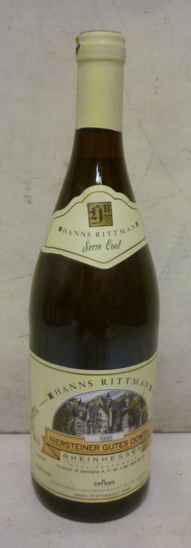 Eight litres 1995 Niersteiner Gutes Domtal Hans Rittman (Est. plus 18% premium inc. VAT) Image