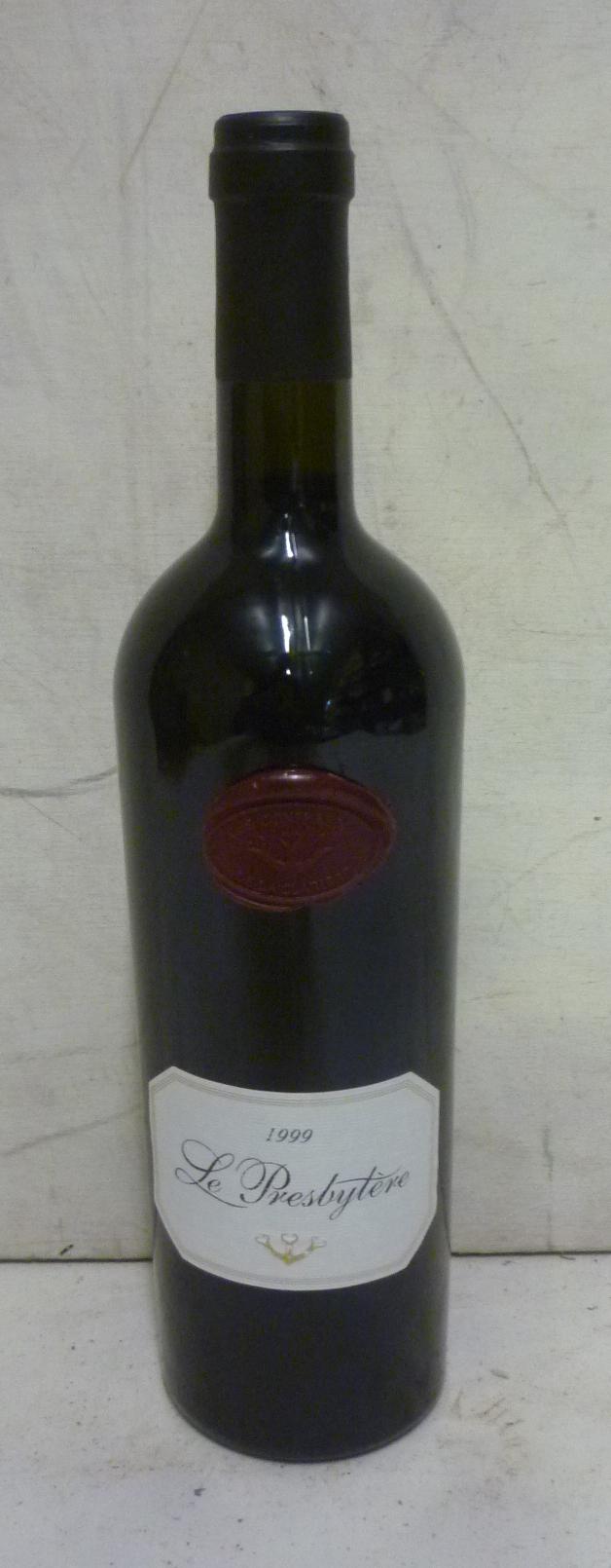 Six bottles 1999 Le Presbytere Cotes de Castillon (red) Image